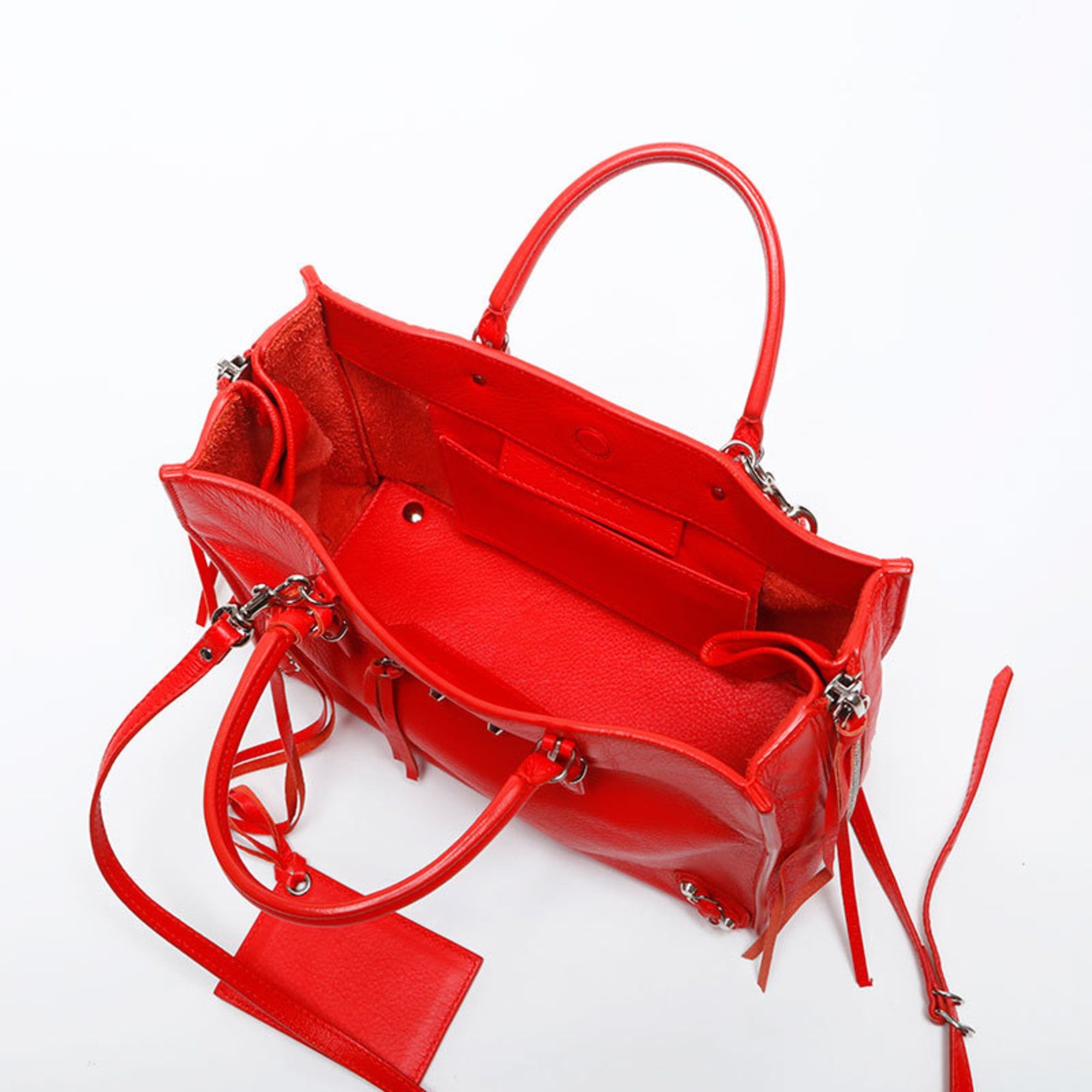 Balenciaga Balenciaga Paper 2-way Handbag, Red, WS14986 Size ONE SIZE - 11 Thumbnail