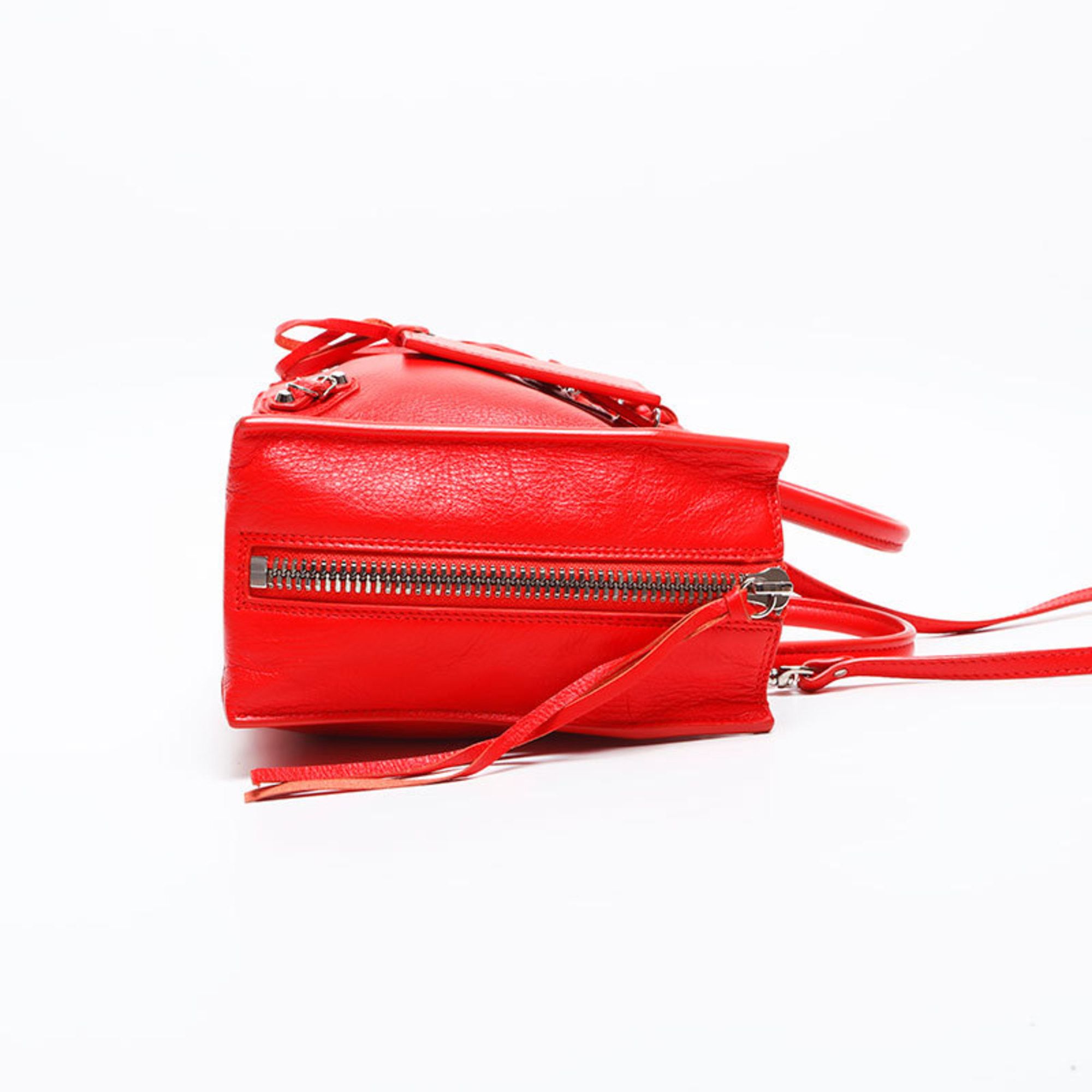 Balenciaga Balenciaga Paper 2-way Handbag, Red, WS14986 Size ONE SIZE - 4 Thumbnail