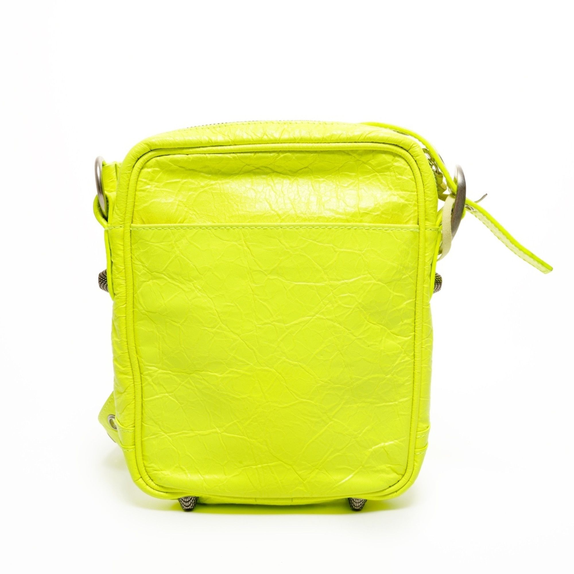 Balenciaga Balenciaga Le Cagoule Neon Yellow Shoulder Bag, Yellow, WS26098 Size ONE SIZE - 2 Thumbnail