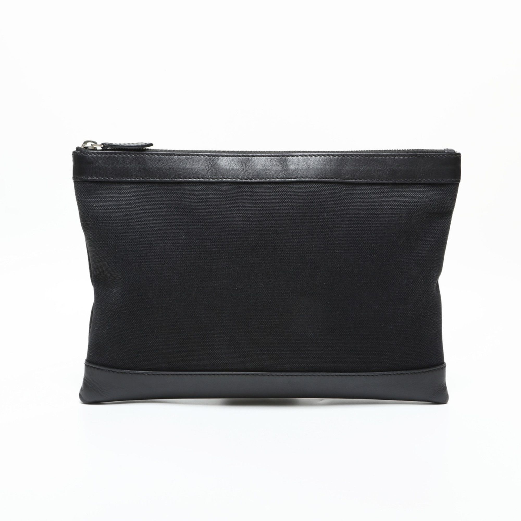 Balenciaga Balenciaga M Canvas Clip Logo Clutch Bag, Black, WS23282 Size ONE SIZE - 3 Thumbnail