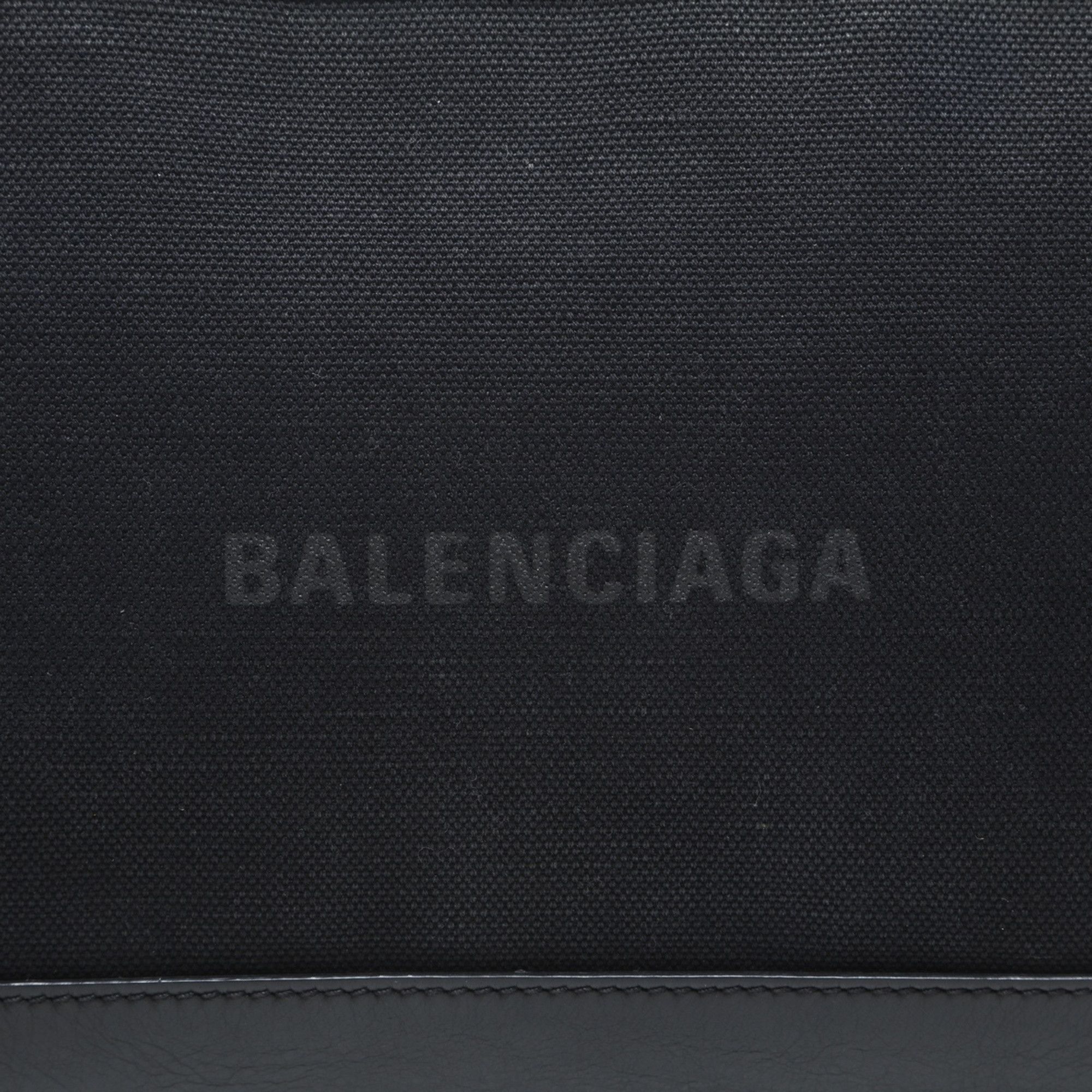 Balenciaga Balenciaga M Canvas Clip Logo Clutch Bag, Black, WS23282 Size ONE SIZE - 9 Thumbnail