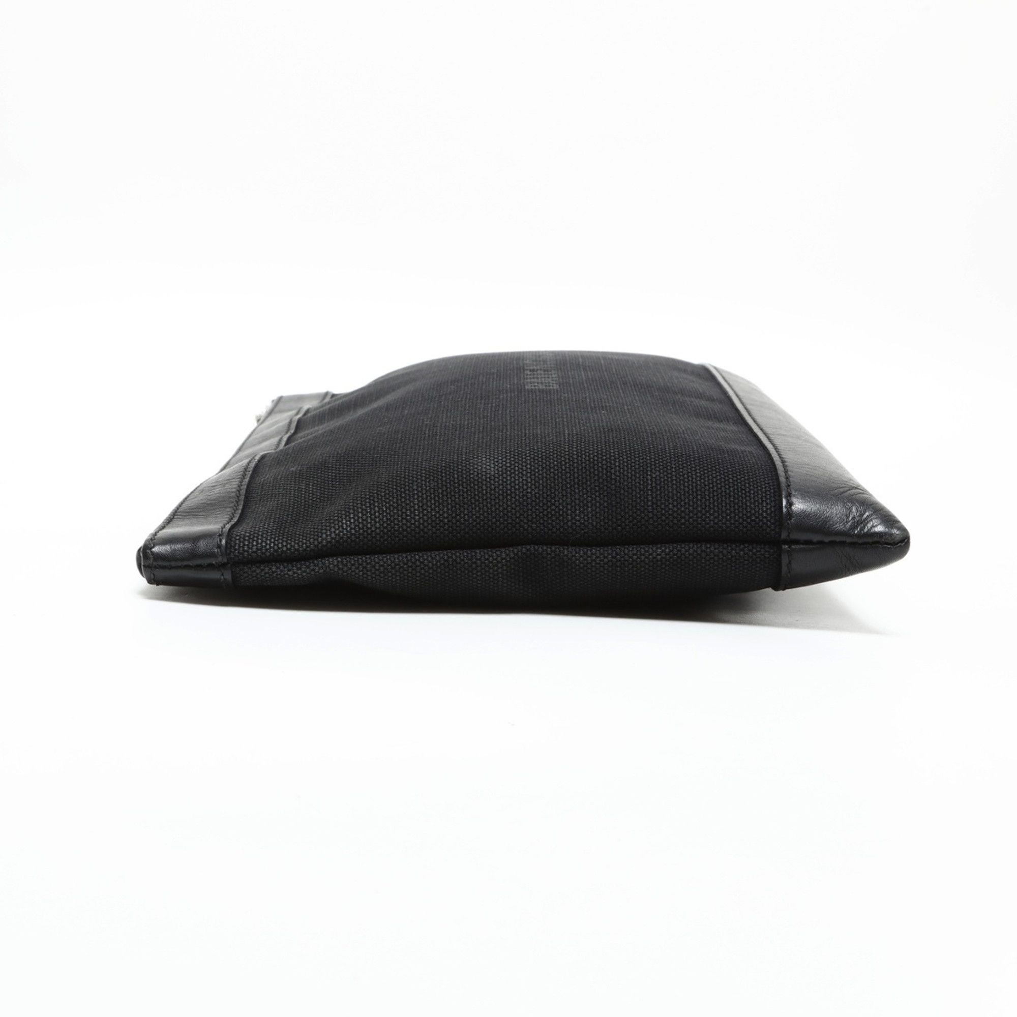 Balenciaga Balenciaga M Canvas Clip Logo Clutch Bag, Black, WS23282 Size ONE SIZE - 4 Thumbnail