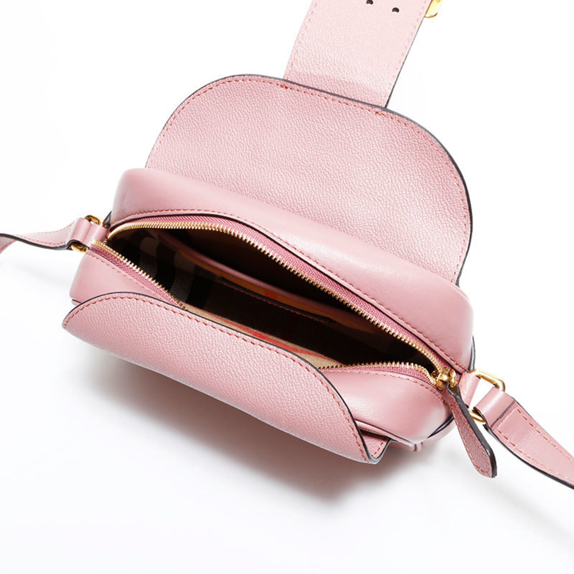 Burberry Burberry Leather Camera Bag Shoulder Pink WS22567 Size ONE SIZE - 12 Thumbnail