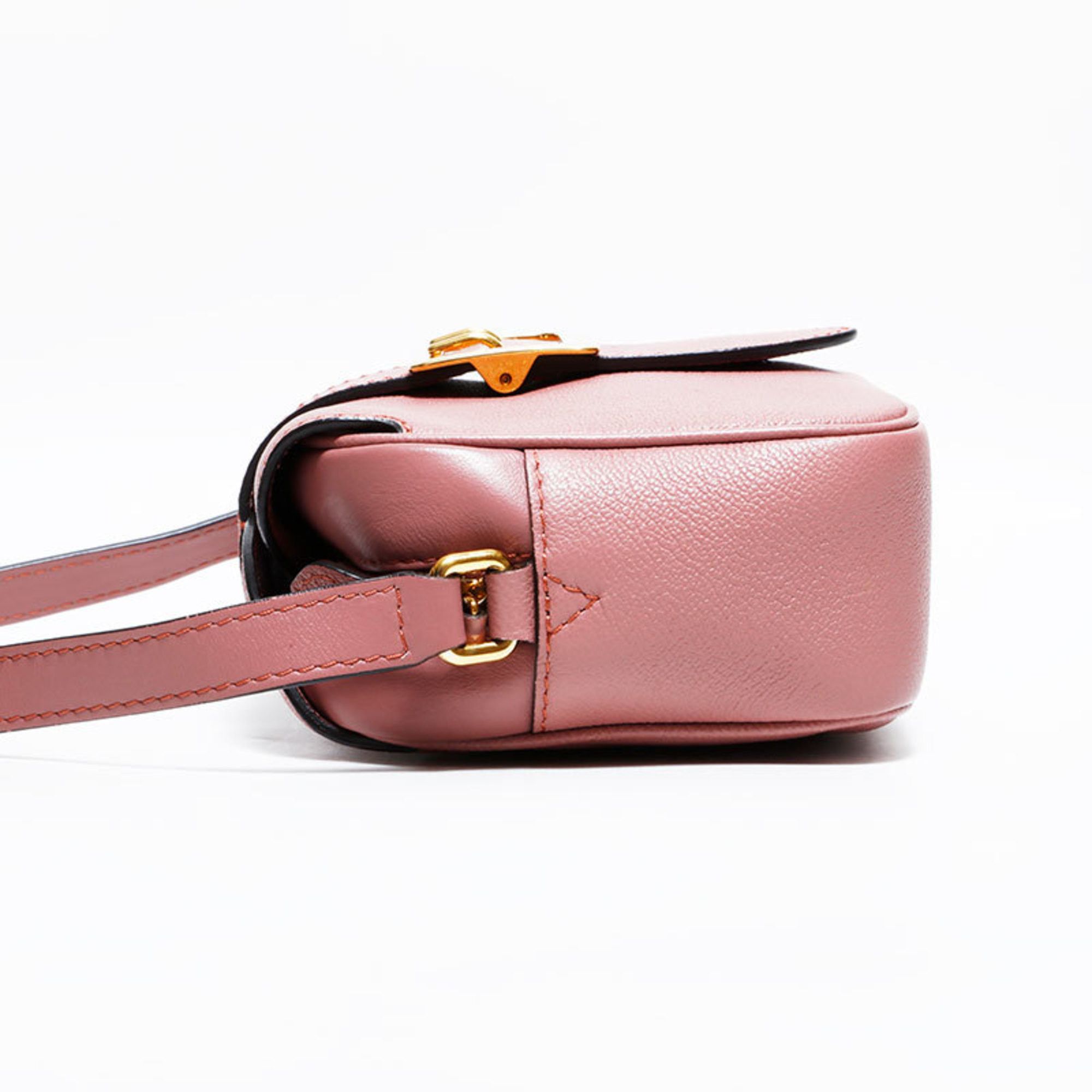 Burberry Burberry Leather Camera Bag Shoulder Pink WS22567 Size ONE SIZE - 3 Thumbnail