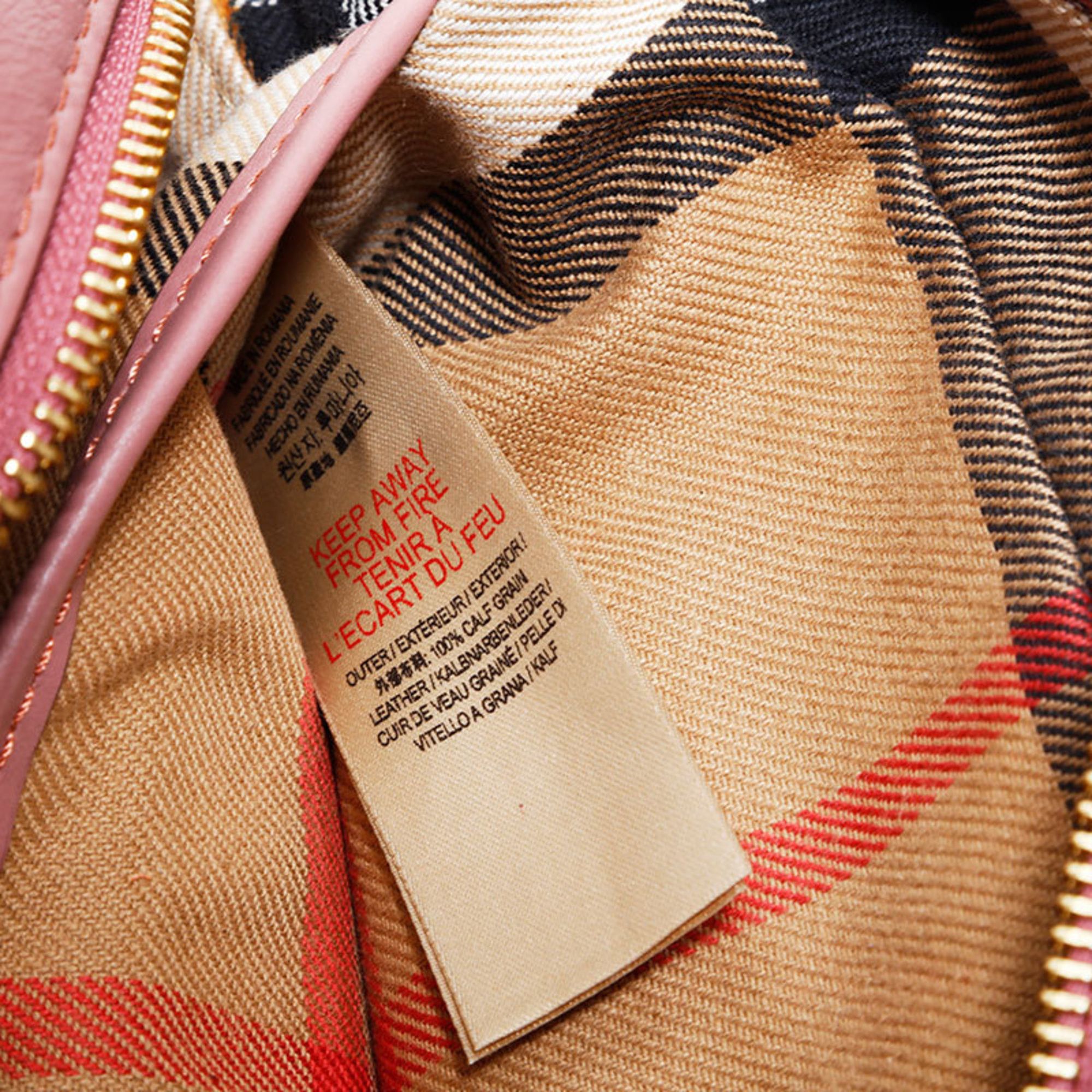 Burberry Burberry Leather Camera Bag Shoulder Pink WS22567 Size ONE SIZE - 11 Thumbnail