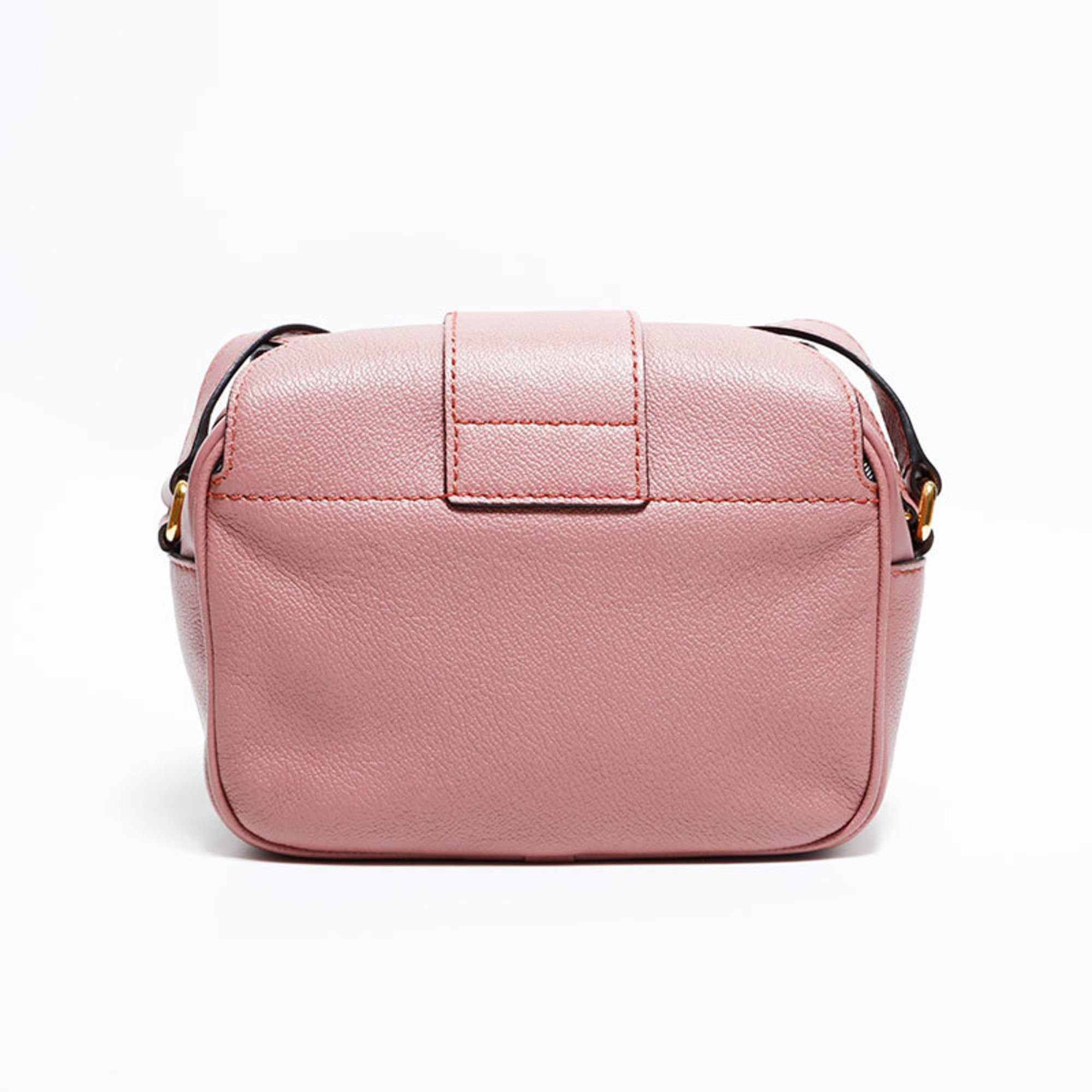 Burberry Burberry Leather Camera Bag Shoulder Pink WS22567 Size ONE SIZE - 2 Thumbnail