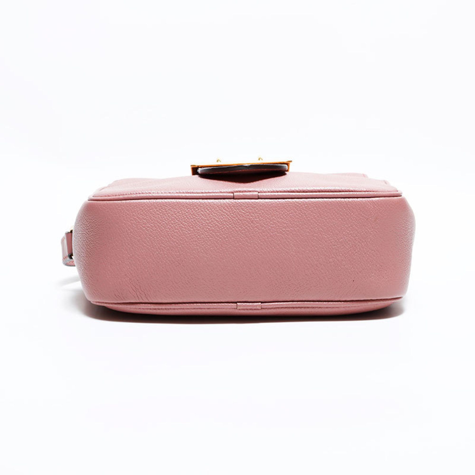 Burberry Burberry Leather Camera Bag Shoulder Pink WS22567 Size ONE SIZE - 7 Thumbnail
