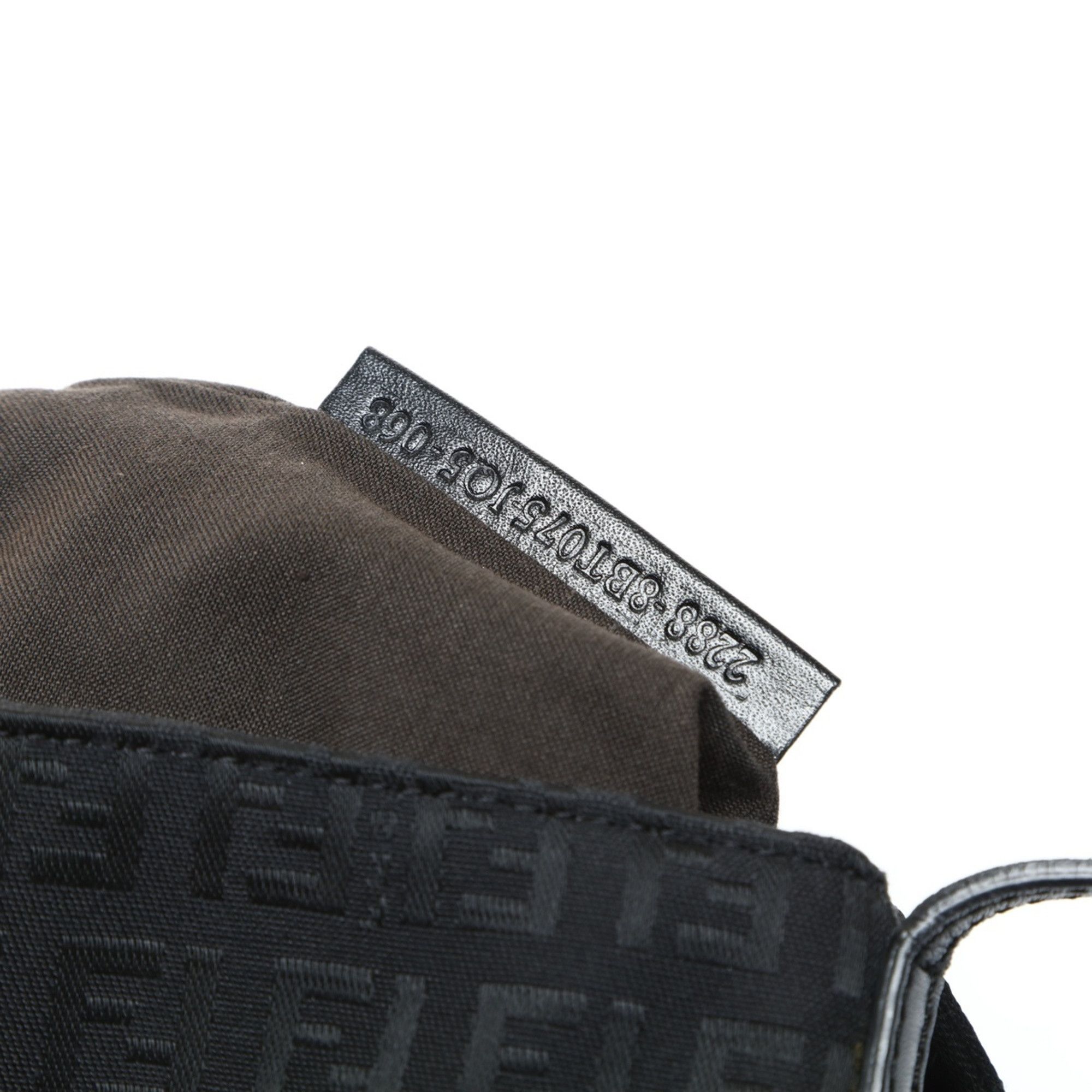Fendi Fendi Mamma Bucket Canvas Shoulder Bag, Black, WS25216 Size ONE SIZE - 11 Thumbnail