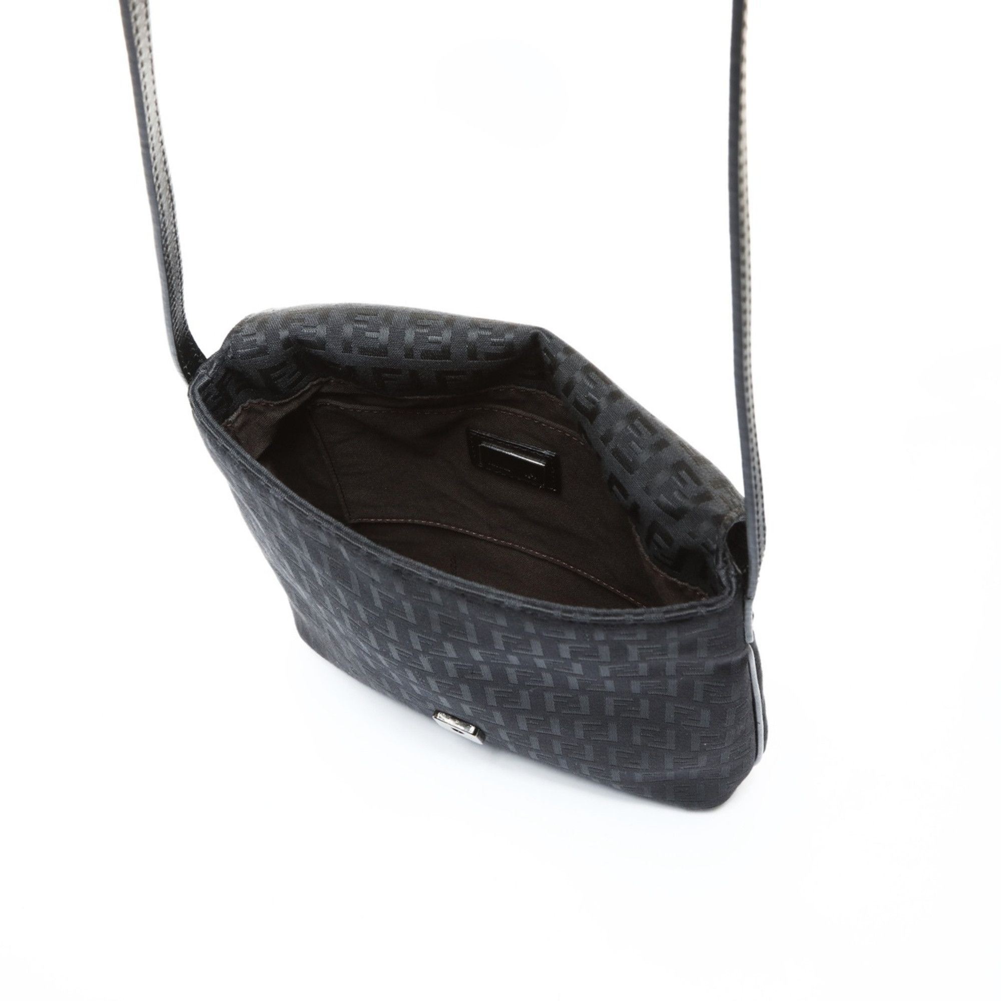 Fendi Fendi Mamma Bucket Canvas Shoulder Bag, Black, WS25216 Size ONE SIZE - 12 Thumbnail