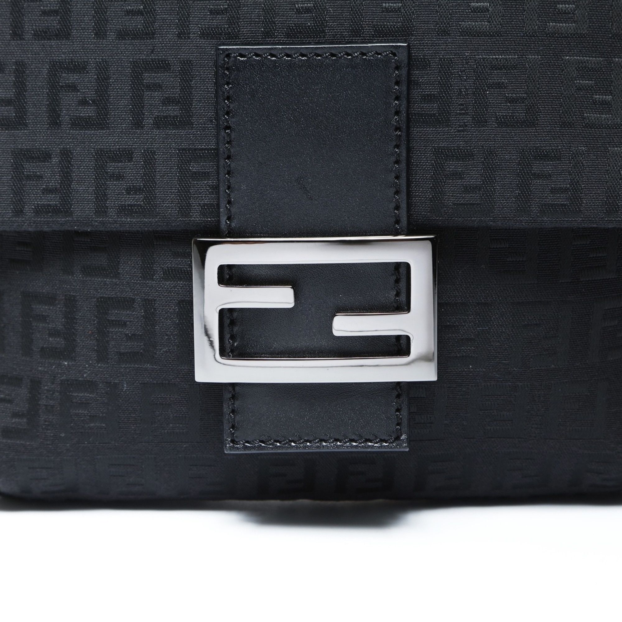 Fendi Fendi Mamma Bucket Canvas Shoulder Bag, Black, WS25216 Size ONE SIZE - 8 Thumbnail