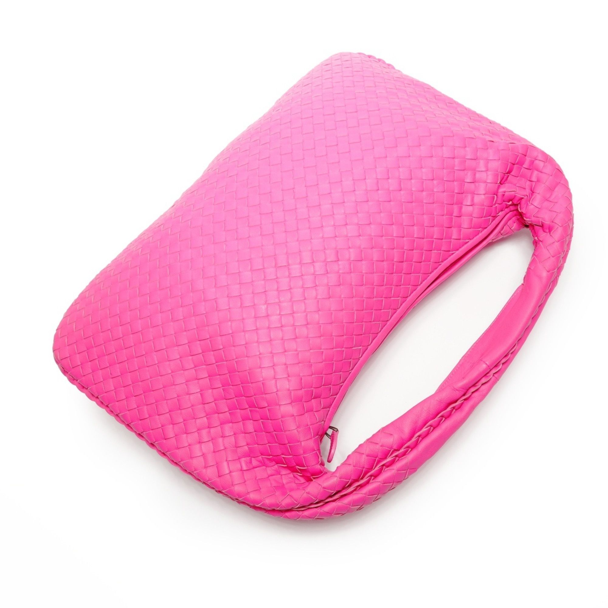 Bottega Veneta Bottega Veneta Intrecciato Hobo Handbag, Pink, WS27153 Size ONE SIZE - 8 Thumbnail