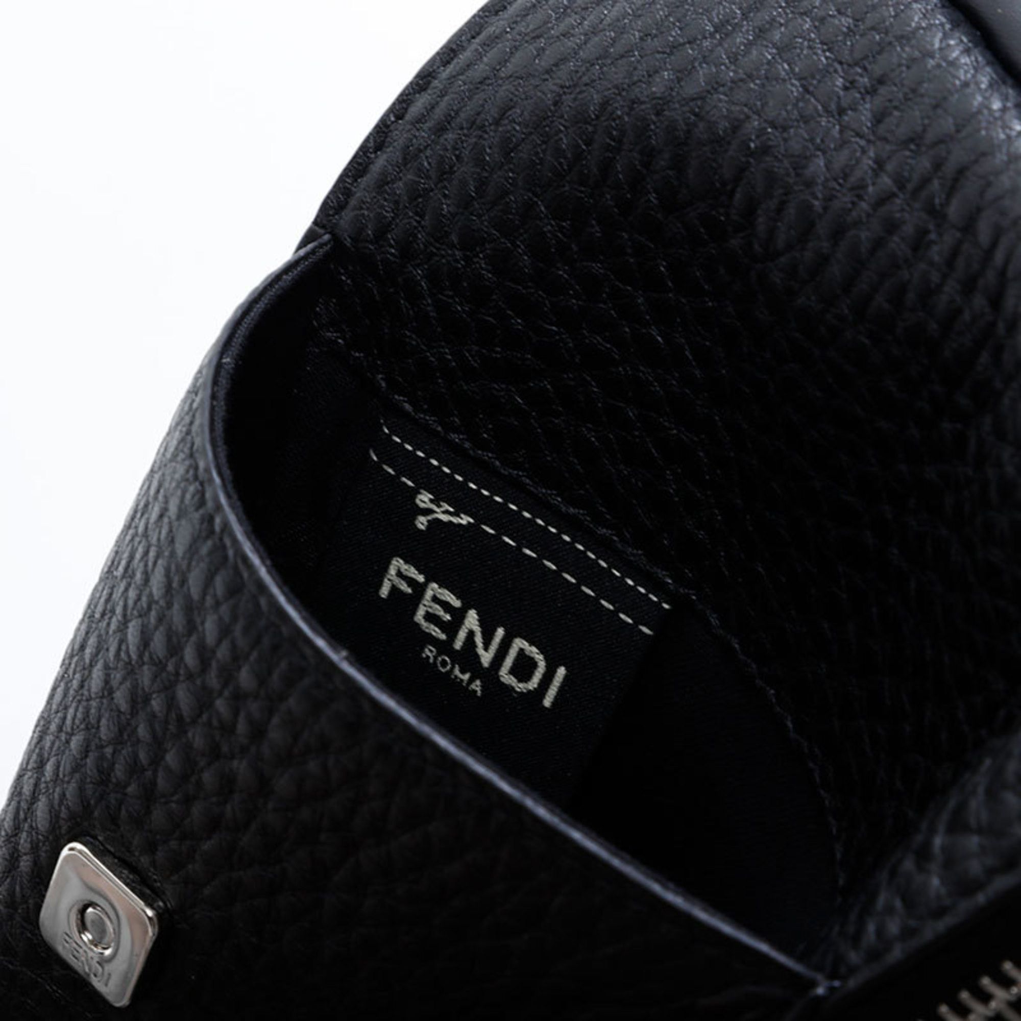 Fendi FENDI Leather Mamma Bucket Phone Case Shoulder Bag, Black, WS22657 Size ONE SIZE - 14 Thumbnail