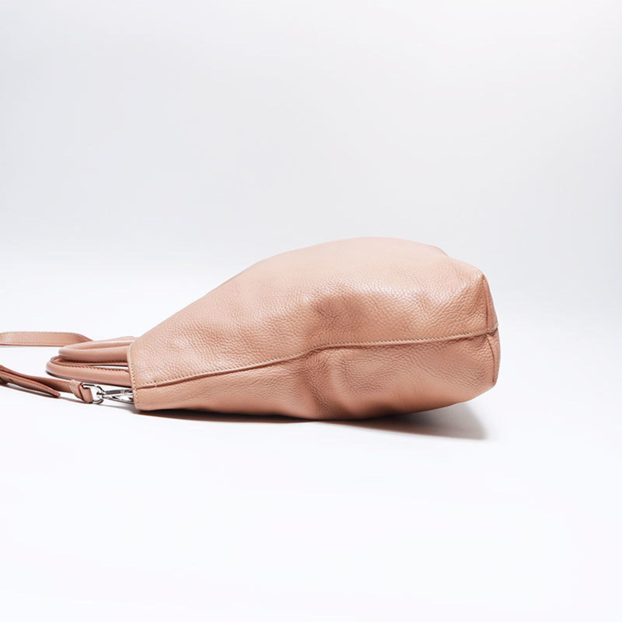 Prada Prada 2-way leather shoulder bag with silver hardware, pink, WS12533 Size ONE SIZE - 3 Thumbnail