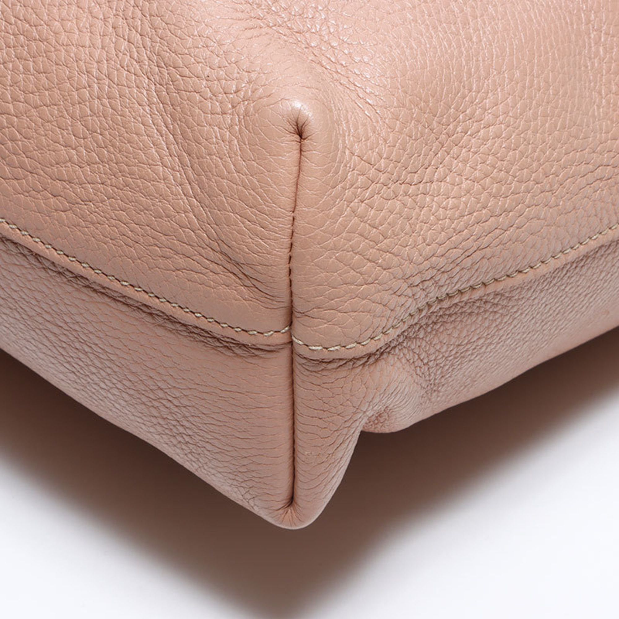 Prada Prada 2-way leather shoulder bag with silver hardware, pink, WS12533 Size ONE SIZE - 6 Thumbnail