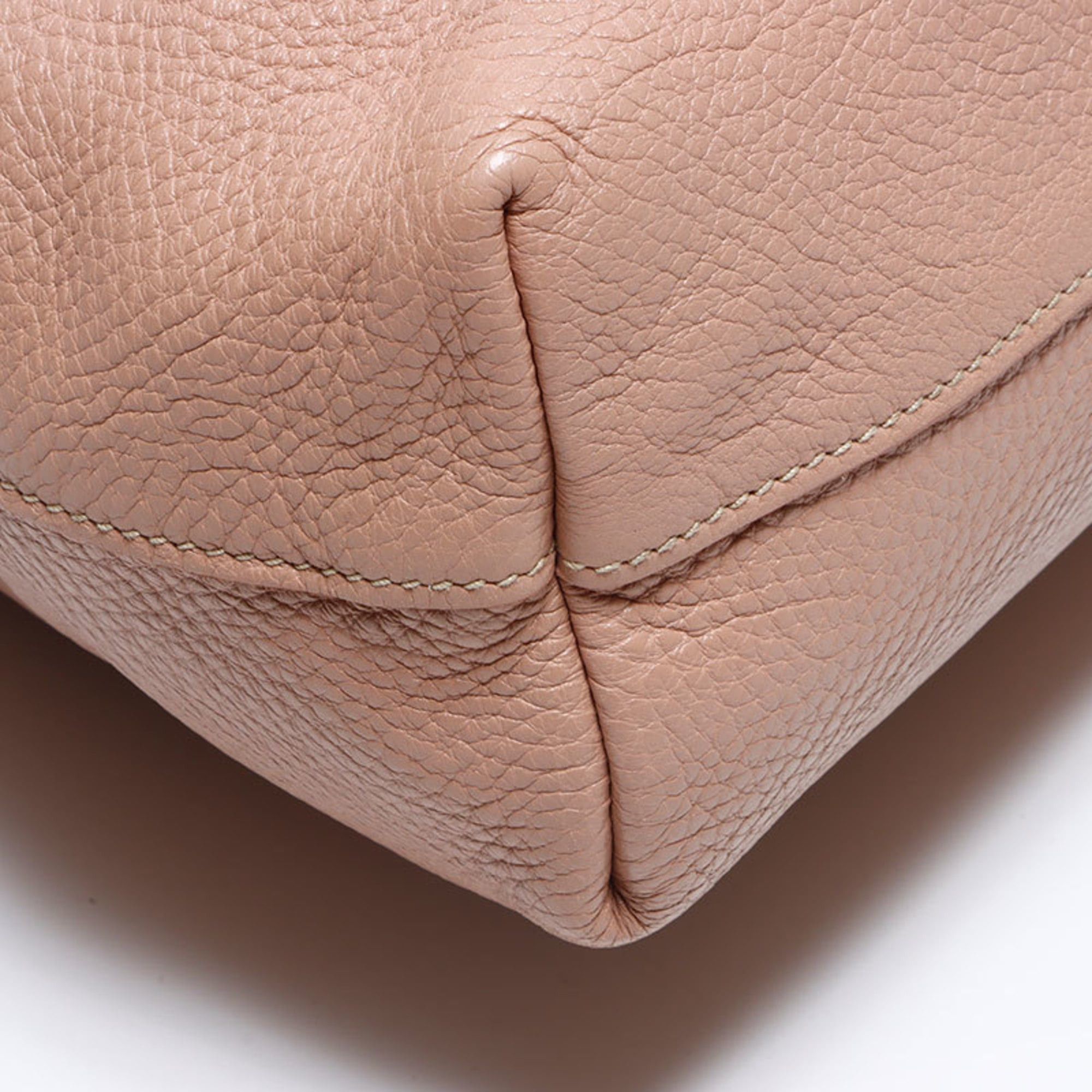Prada Prada 2-way leather shoulder bag with silver hardware, pink, WS12533 Size ONE SIZE - 5 Thumbnail