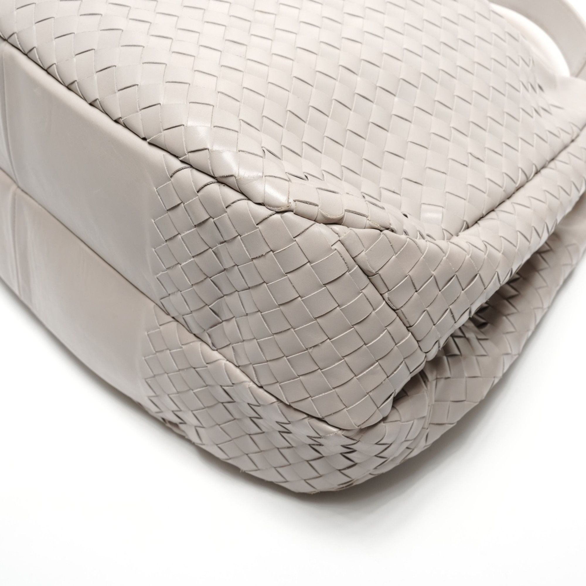 Bottega Veneta Bottega Veneta Intrecciato Campana Shoulder Bag, Gray, WS27258 Size ONE SIZE - 6 Thumbnail