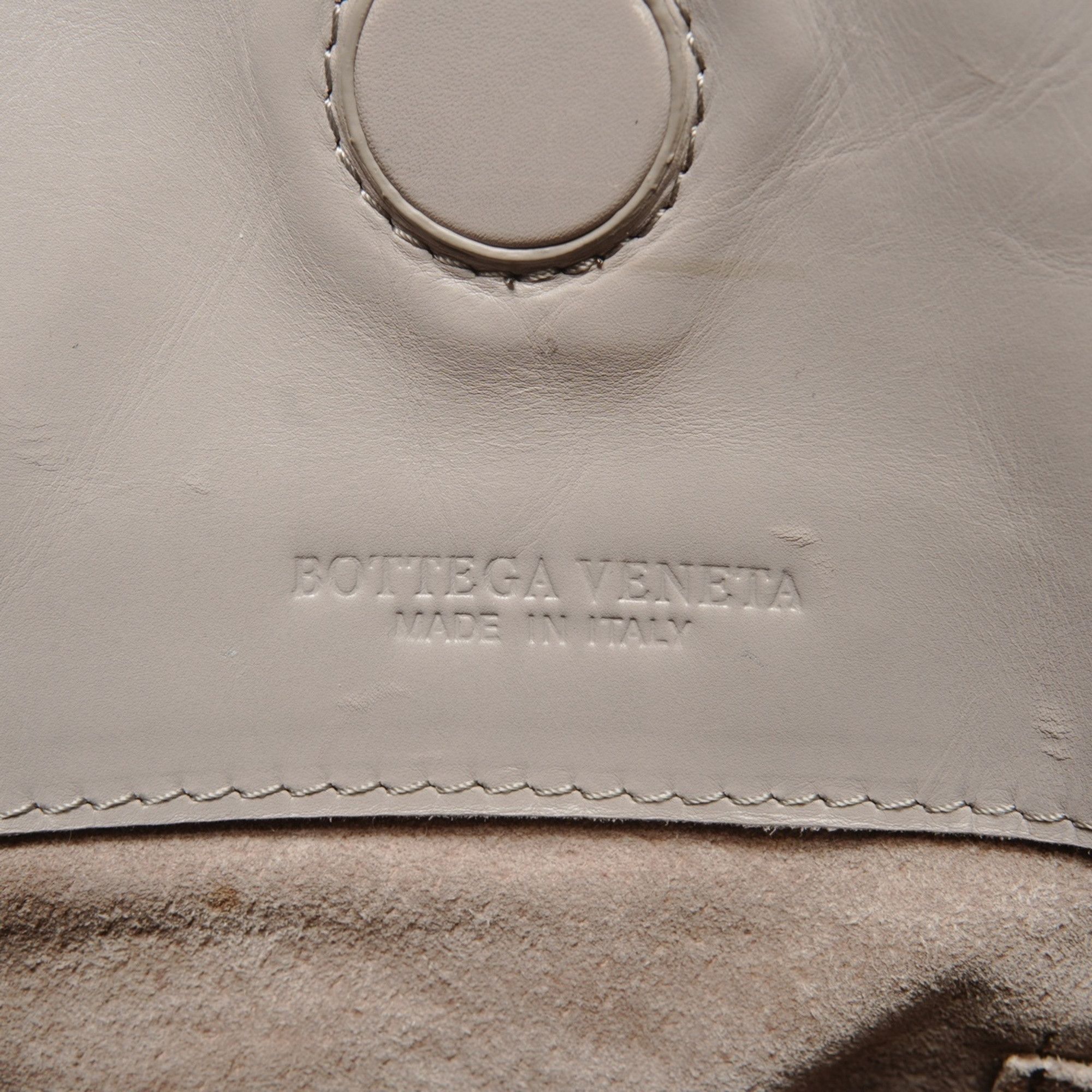 Bottega Veneta Bottega Veneta Intrecciato Campana Shoulder Bag, Gray, WS27258 Size ONE SIZE - 9 Thumbnail