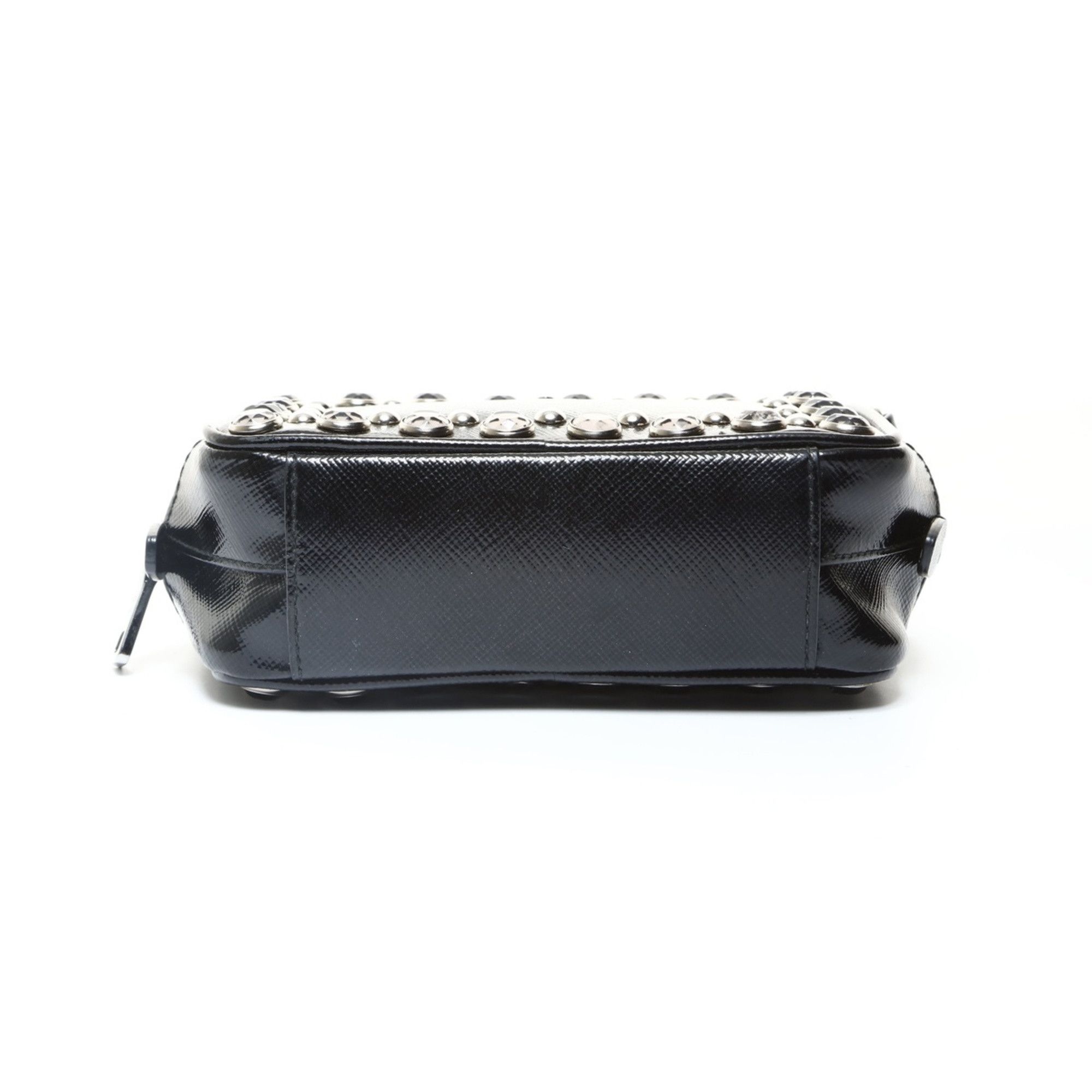 Prada Prada Studded Mini Camera Bag Shoulder Black WS25737 Size ONE SIZE - 7 Thumbnail