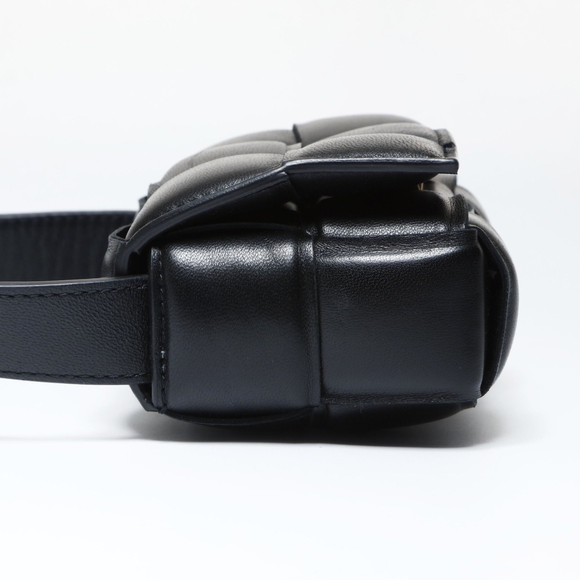Bottega Veneta Bottega Veneta Padded Candy Cassette Shoulder Bag, Black, WS26962 Size ONE SIZE - 4 Thumbnail