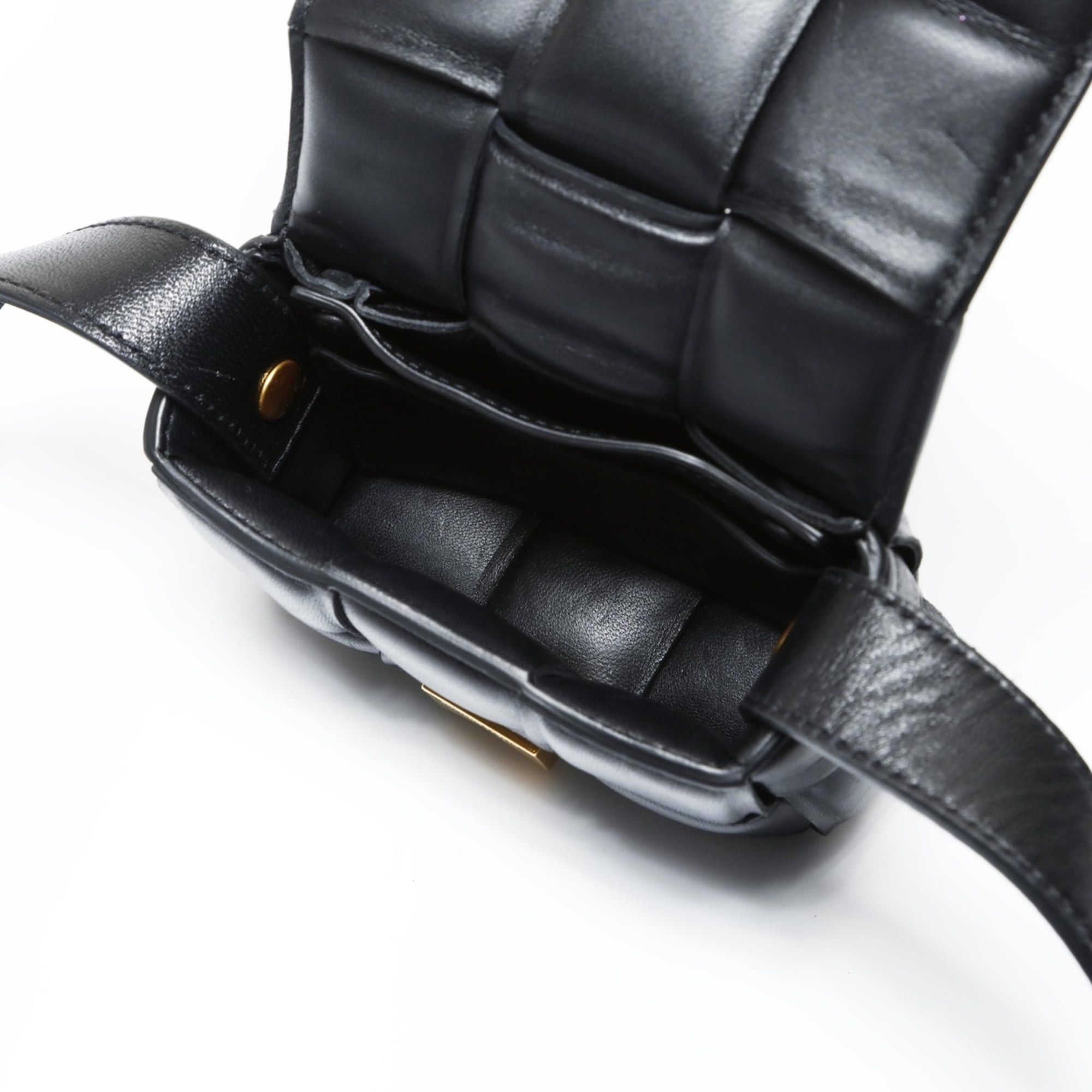 Bottega Veneta Bottega Veneta Padded Candy Cassette Shoulder Bag, Black, WS26962 Size ONE SIZE - 11 Thumbnail