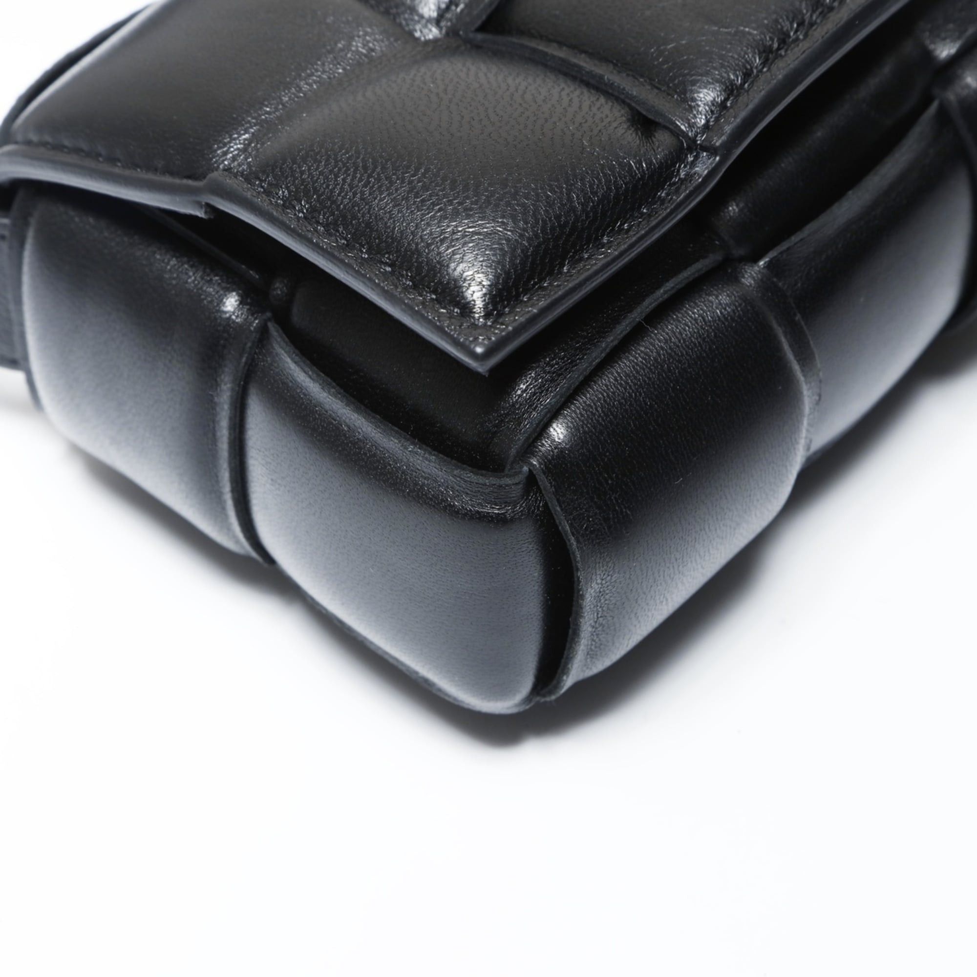 Bottega Veneta Bottega Veneta Padded Candy Cassette Shoulder Bag, Black, WS26962 Size ONE SIZE - 6 Thumbnail