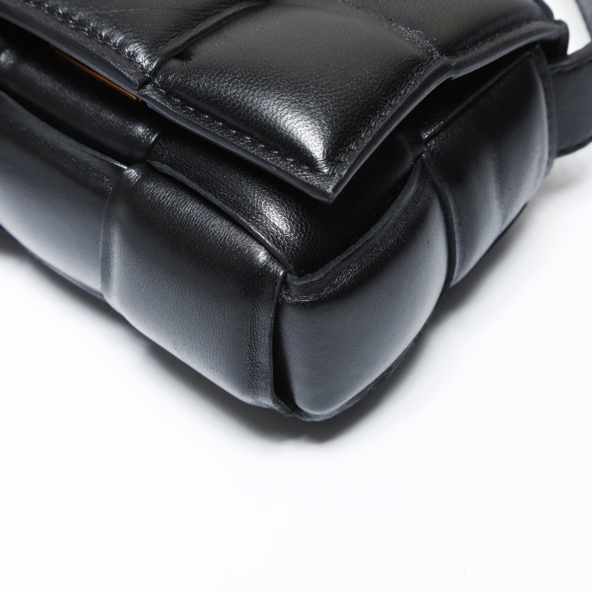 Bottega Veneta Bottega Veneta Padded Candy Cassette Shoulder Bag, Black, WS26962 Size ONE SIZE - 7 Thumbnail