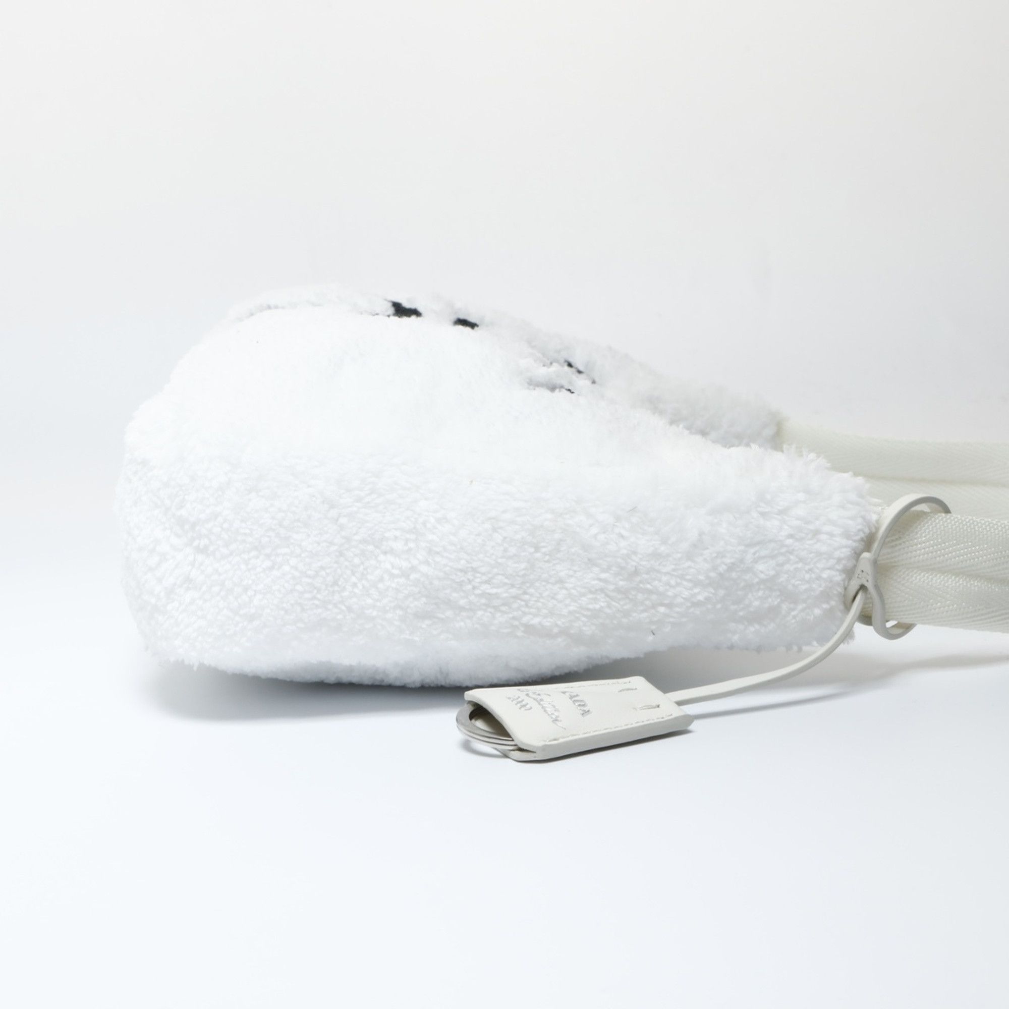 Prada Prada Re-Edition 2000 SPUGNA Hobo Shoulder Bag, White, WS26617 Size ONE SIZE - 5 Thumbnail