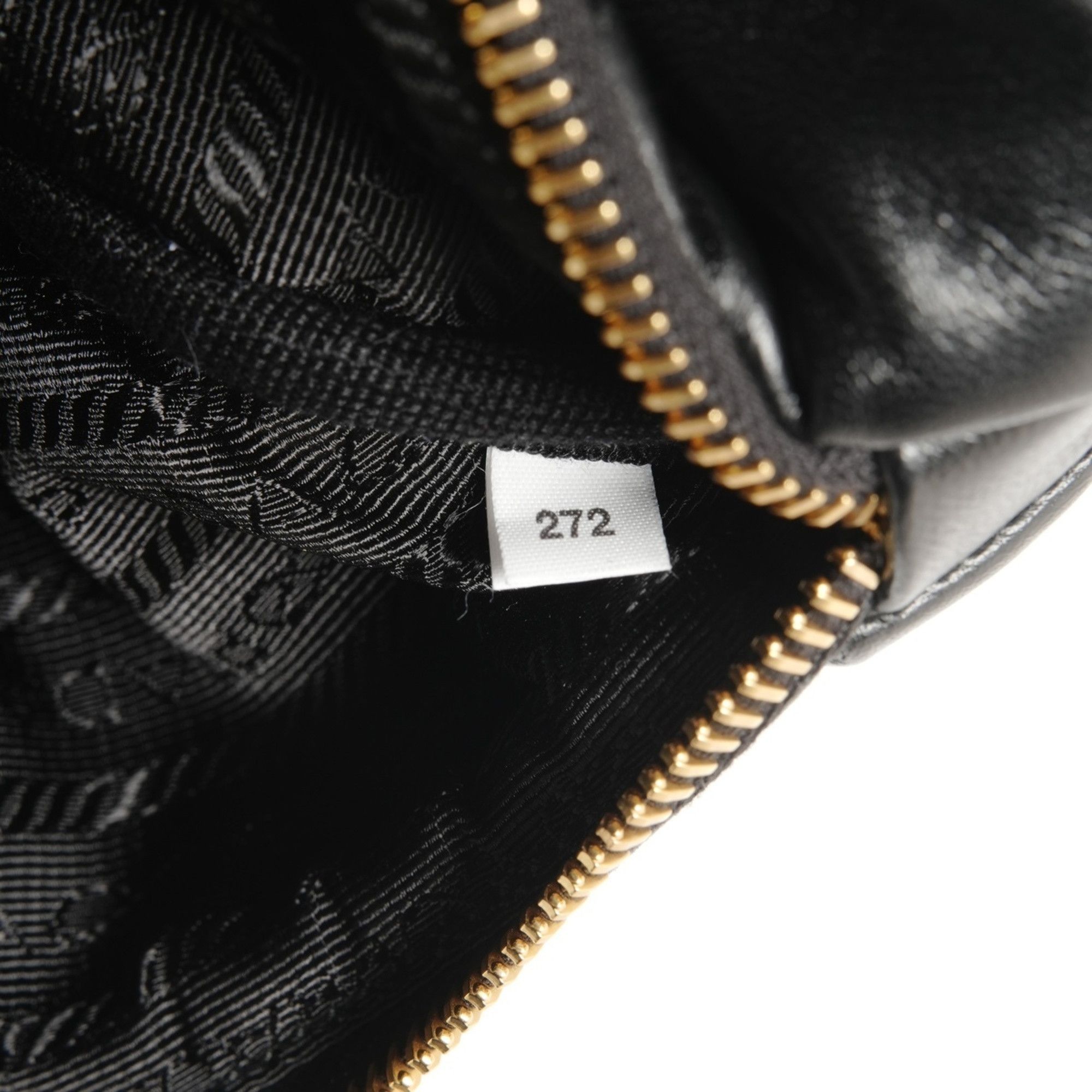 Prada Prada Nappa Leather Quilted Triangle Shoulder Bag, Black, WS26291 Size ONE SIZE - 10 Thumbnail