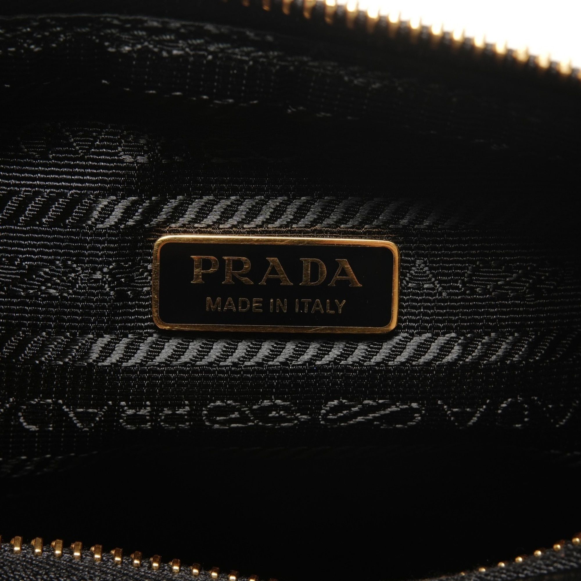 Prada Prada Nappa Leather Quilted Triangle Shoulder Bag, Black, WS26291 Size ONE SIZE - 9 Thumbnail
