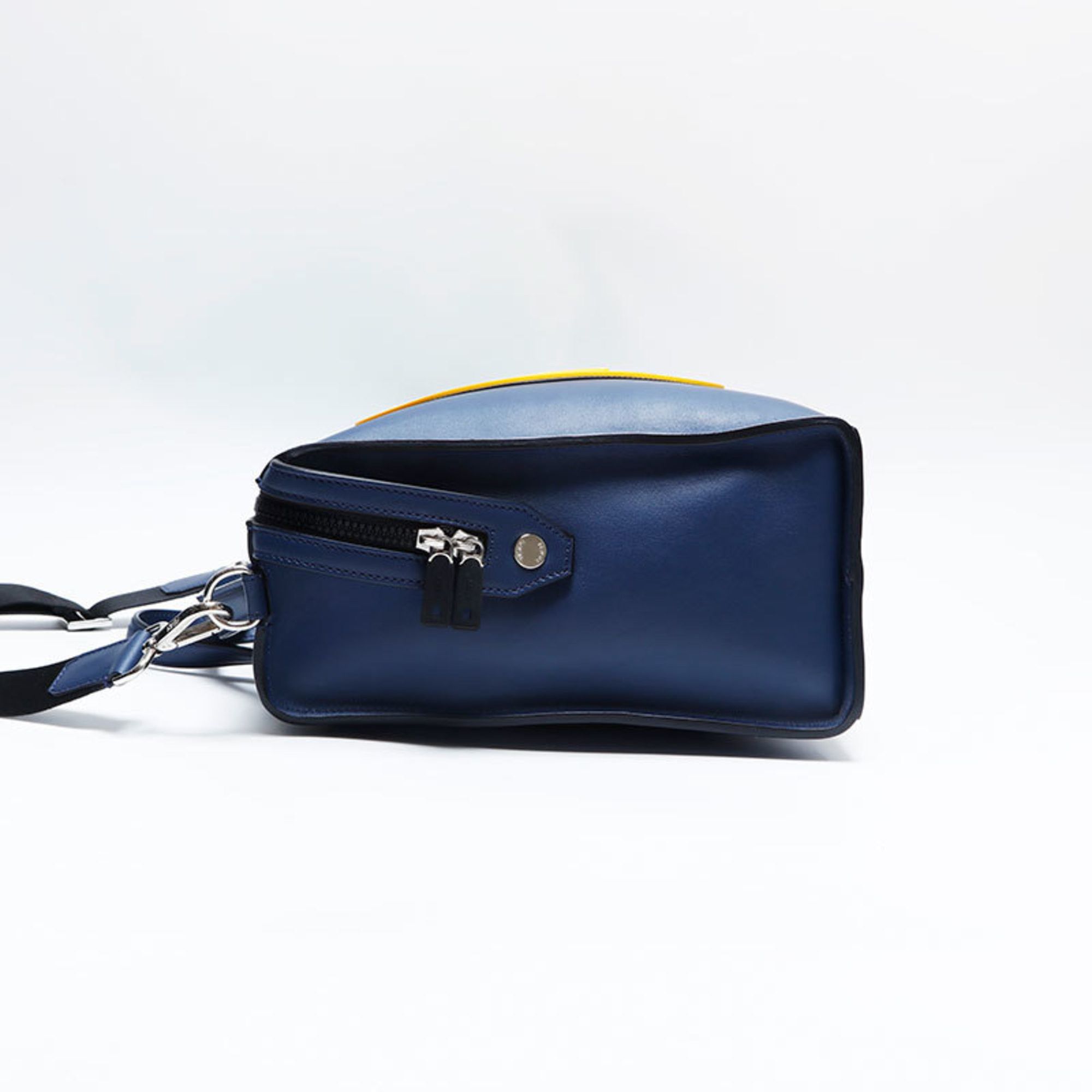Fendi Fendi Louis FF Stamp 2-way Shoulder Bag, Navy, WS14817 Size ONE SIZE - 3 Thumbnail