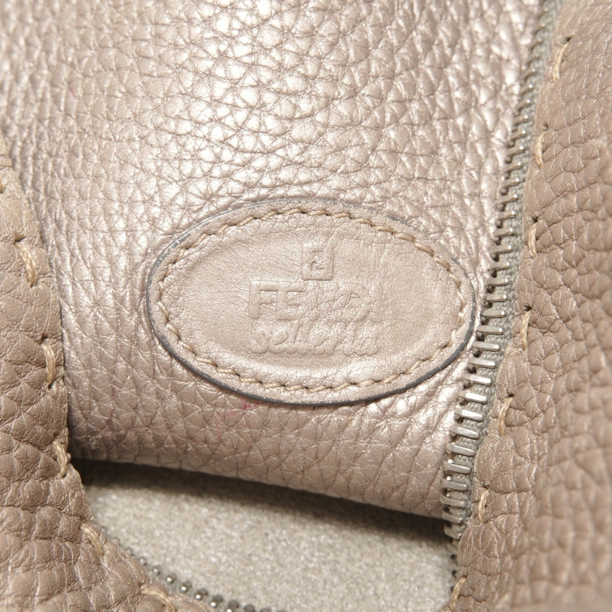 Fendi Fendi Selleria Hobo Shoulder Bag, Silver, WS26180 Size ONE SIZE - 9 Thumbnail