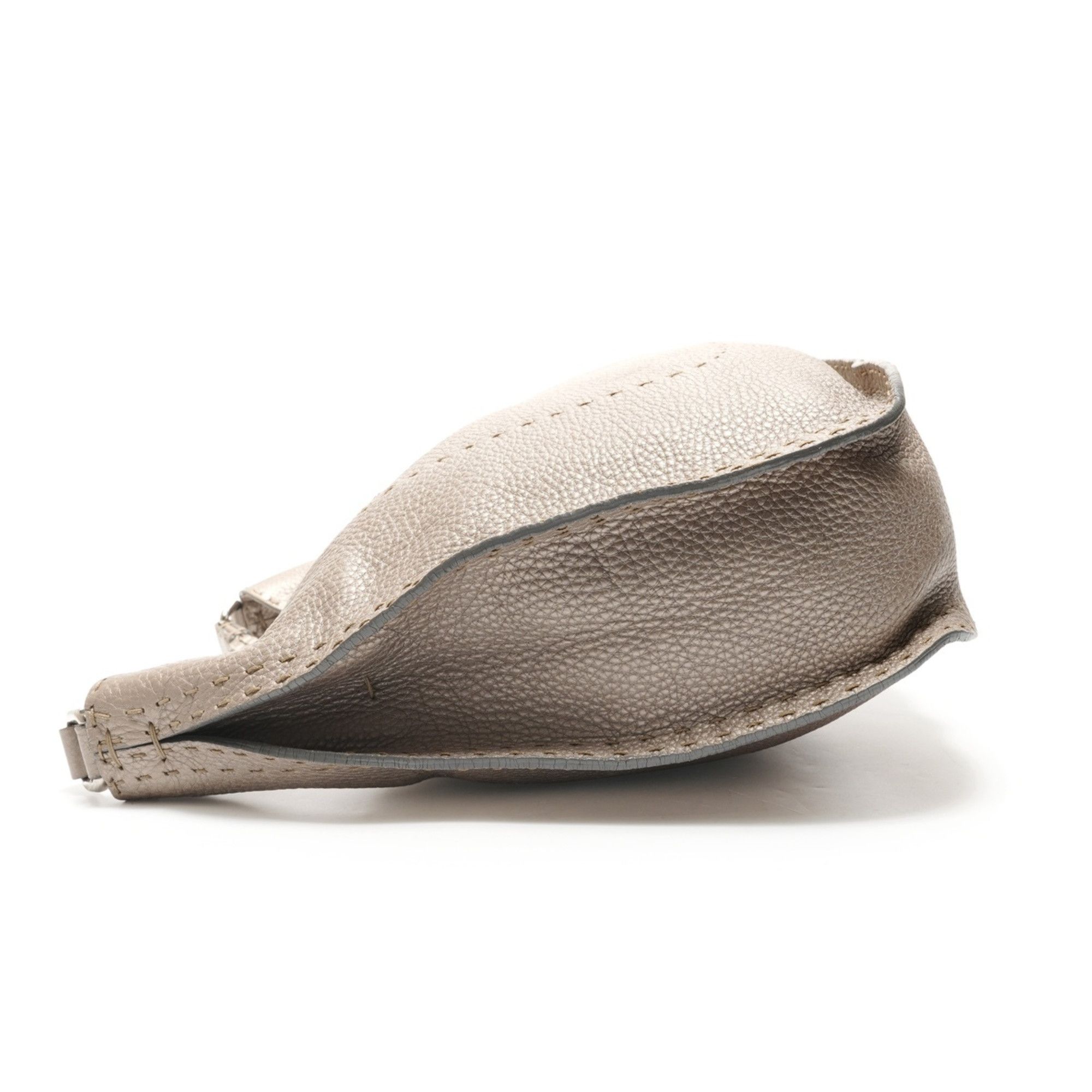 Fendi Fendi Selleria Hobo Shoulder Bag, Silver, WS26180 Size ONE SIZE - 3 Thumbnail