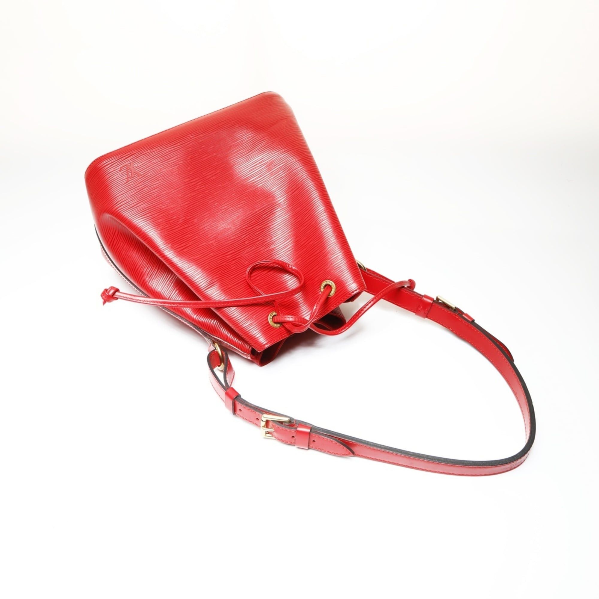 Louis Vuitton Louis Vuitton 1996 Epi Petit Noe Black Shoulder Bag in Red (WS27502) Size ONE SIZE - 9 Thumbnail