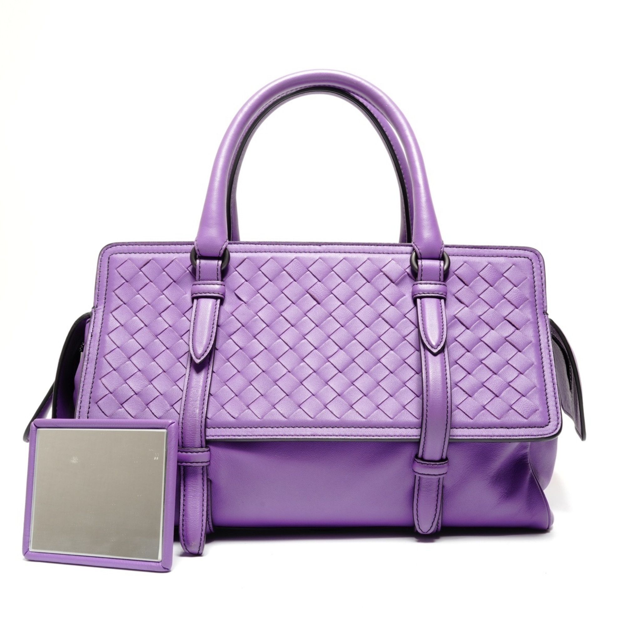 Bottega Veneta Bottega Veneta Intrecciato Monaco Bag Handbag Purple WS27124 Size ONE SIZE - 2 Thumbnail