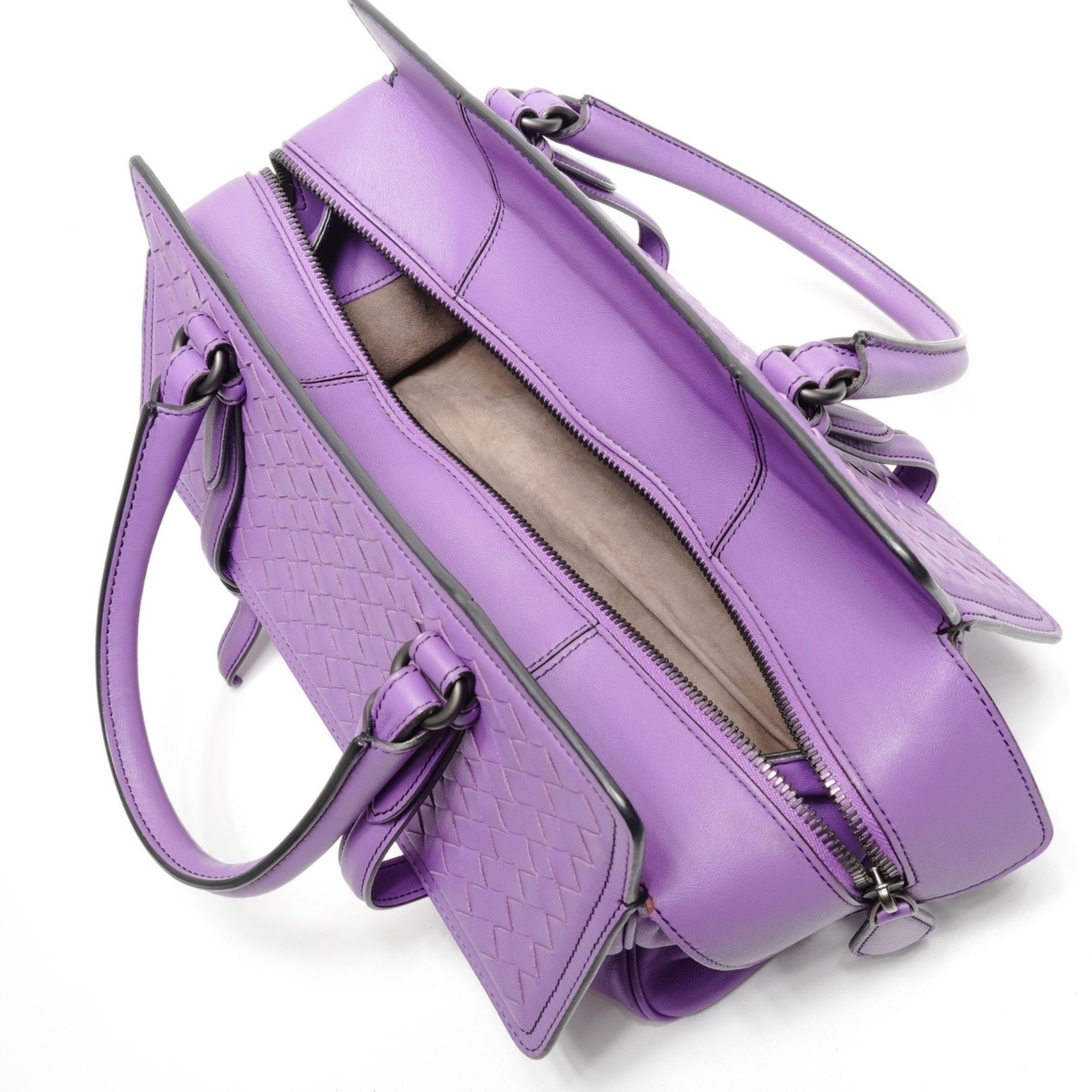 Bottega Veneta Bottega Veneta Intrecciato Monaco Bag Handbag Purple WS27124 Size ONE SIZE - 12 Thumbnail