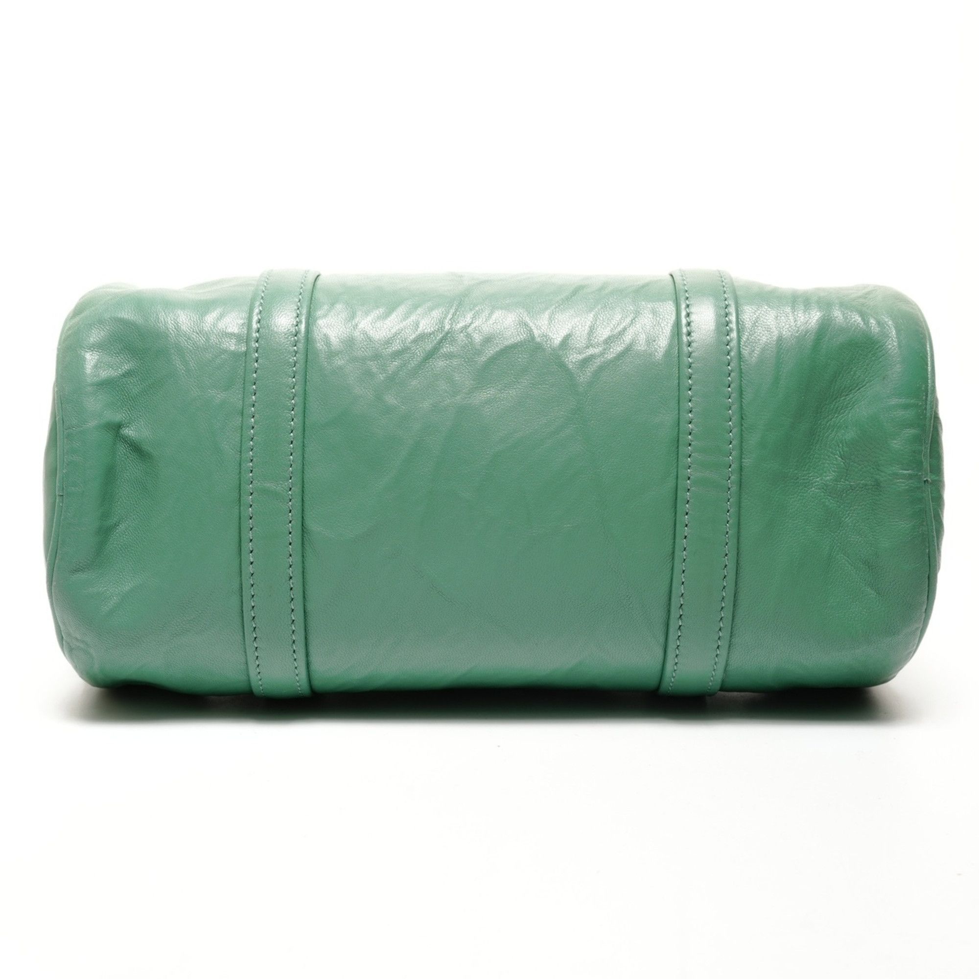 Prada Prada Nappa Vintage Mini Boston Bag, 2-Way Leather Shoulder Green, WS25521 Size ONE SIZE - 7 Thumbnail