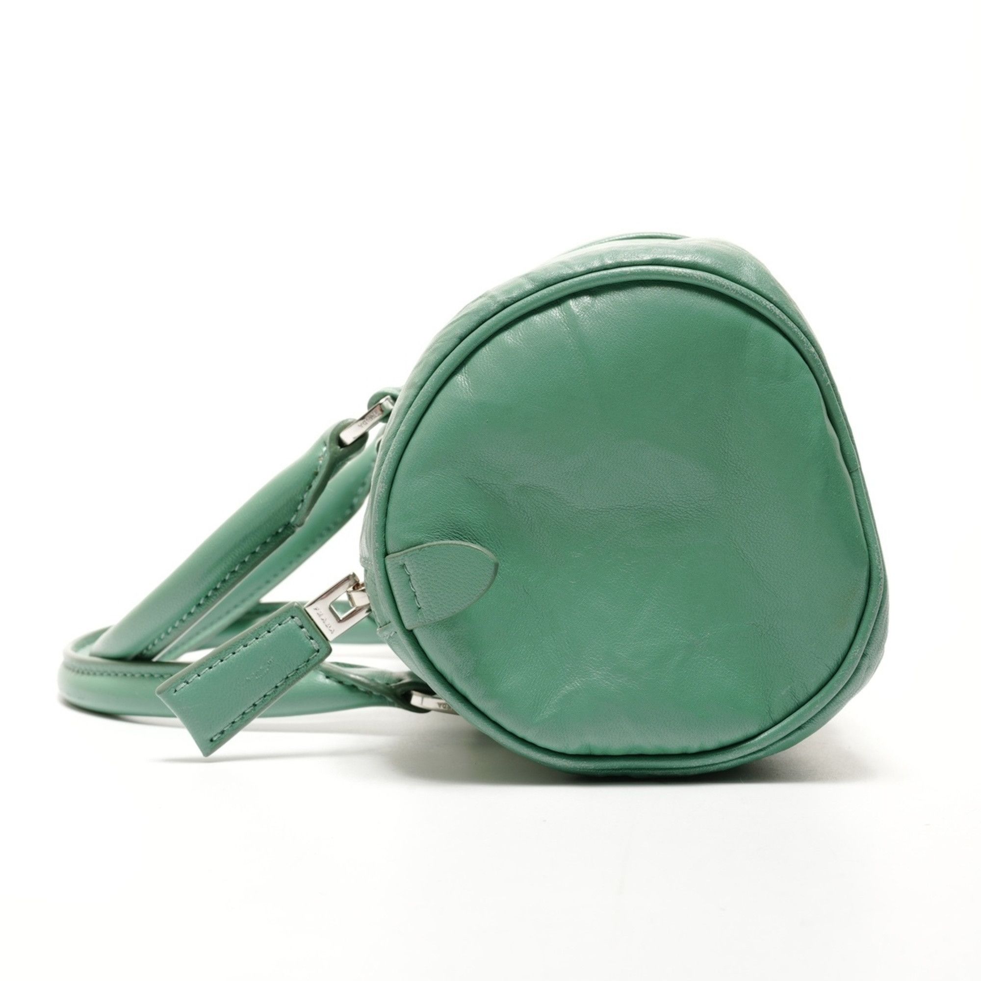 Prada Prada Nappa Vintage Mini Boston Bag, 2-Way Leather Shoulder Green, WS25521 Size ONE SIZE - 3 Thumbnail