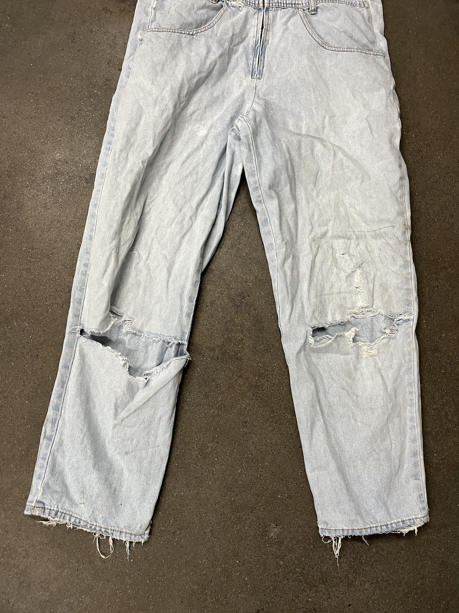Carhartt × Vintage Vintage 1990s Express Denim Distressed Overalls Size M Size US 38 / EU 54 - 3 Thumbnail