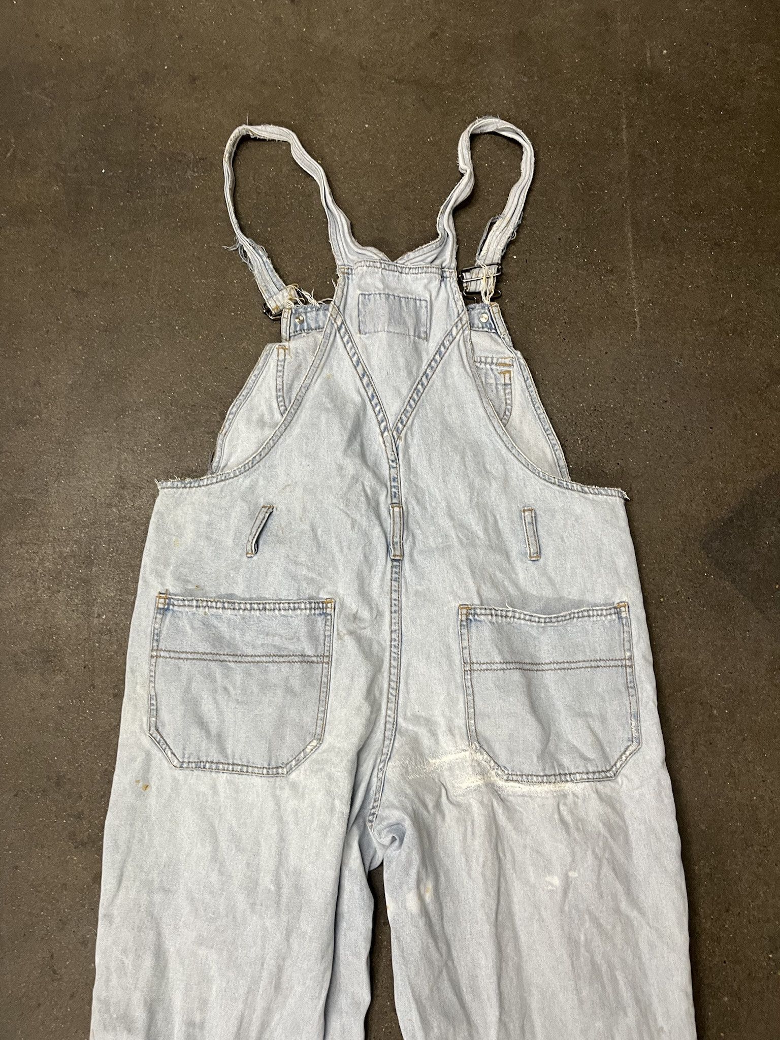 Carhartt × Vintage Vintage 1990s Express Denim Distressed Overalls Size M Size US 38 / EU 54 - 5 Thumbnail