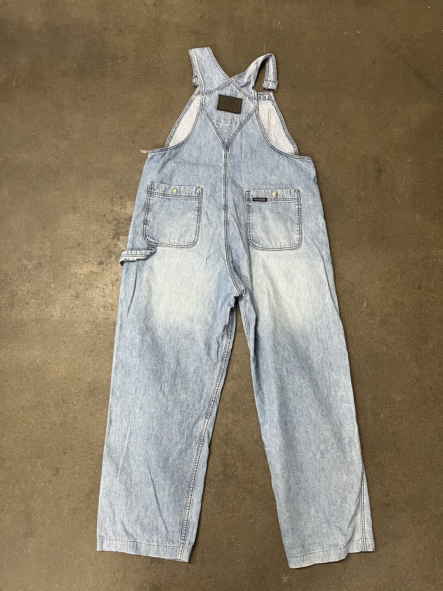 Harley Davidson × Vintage Vintage 2000s Harley Davidson Denim Overalls Size XL Size US XL / EU 56 / 4 - 6 Thumbnail