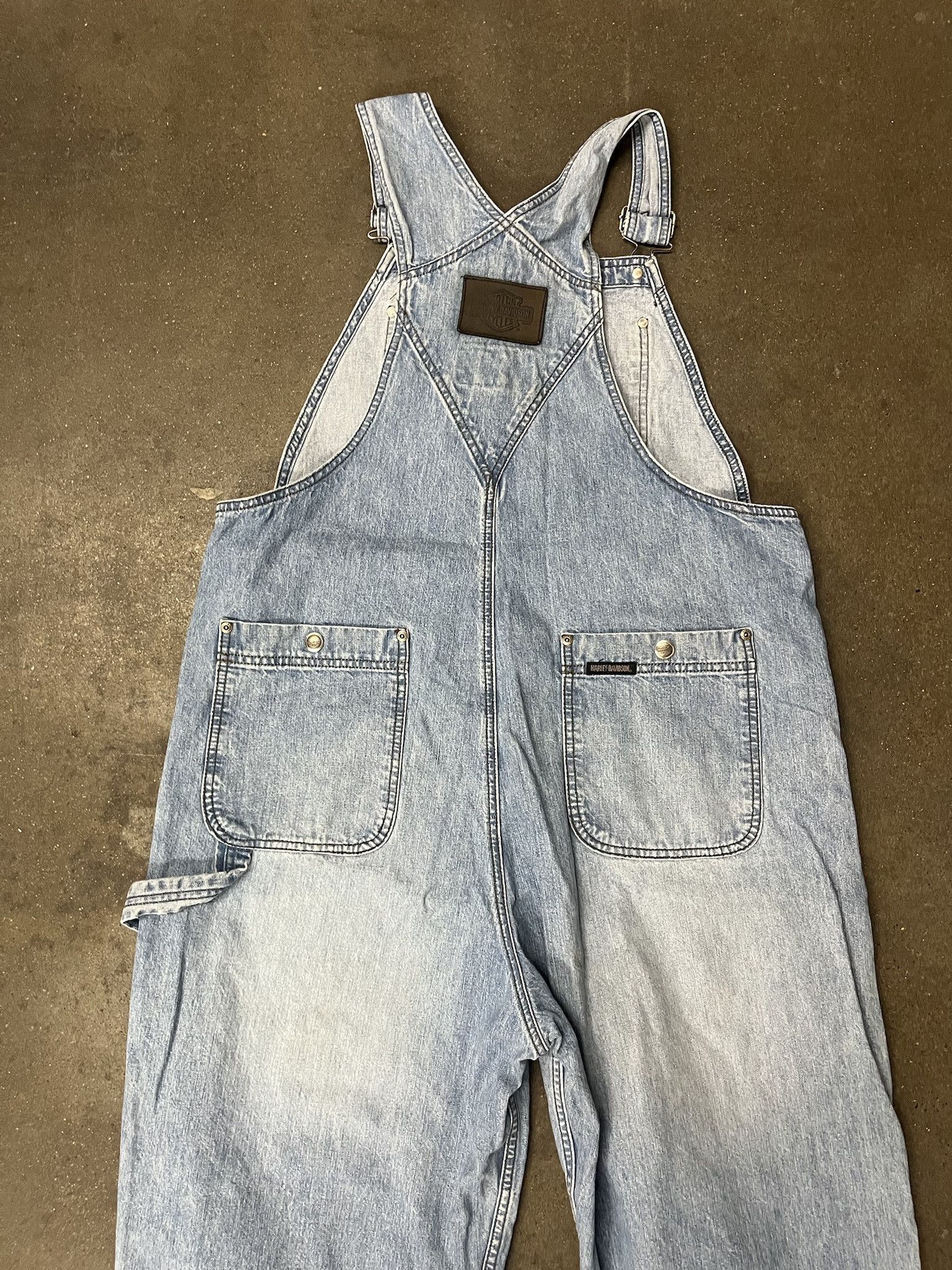 Harley Davidson × Vintage Vintage 2000s Harley Davidson Denim Overalls Size XL Size US XL / EU 56 / 4 - 7 Thumbnail