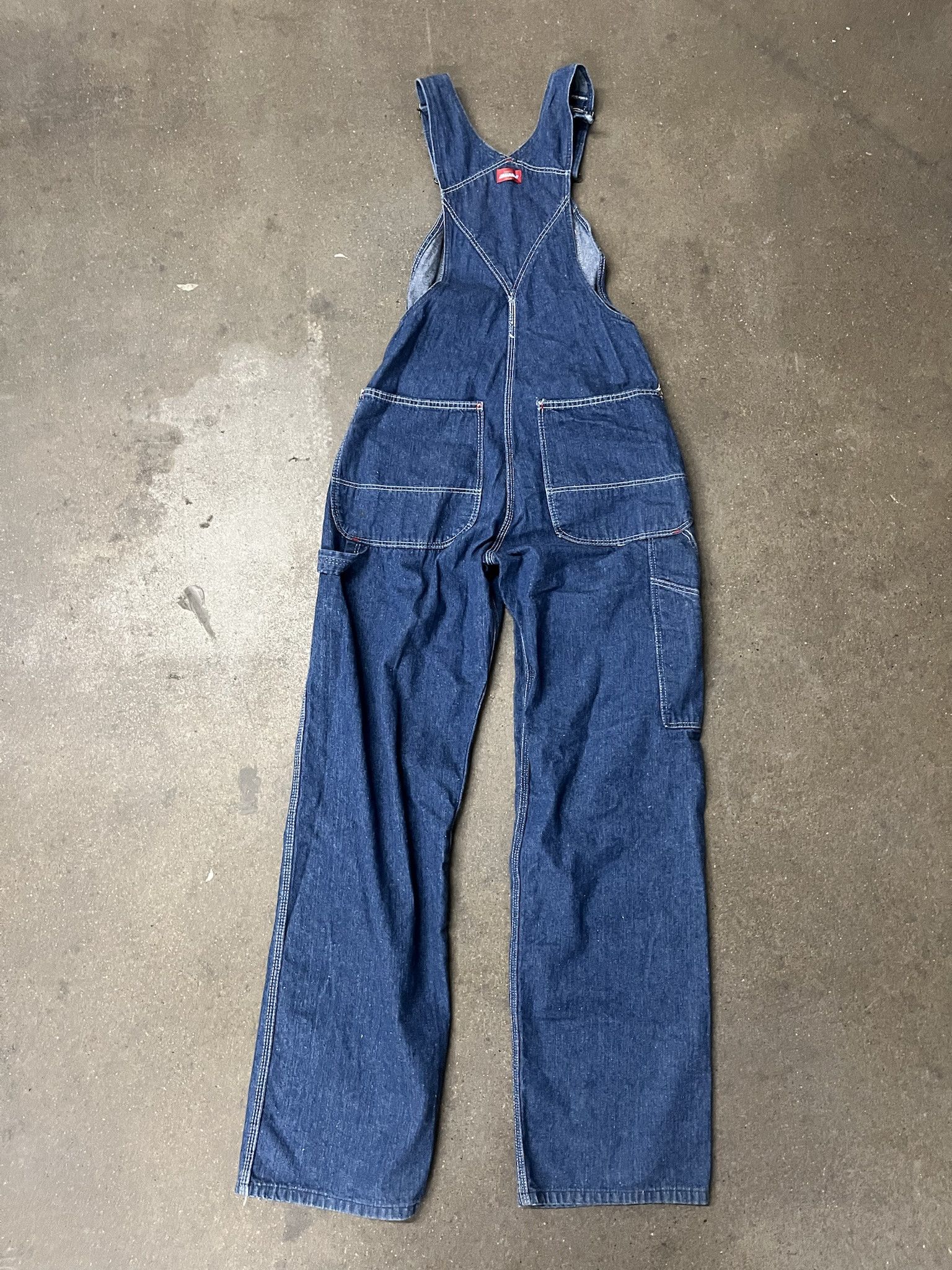 Carhartt × Vintage Vintage 2000s Dickies Dark Wash Denim Overalls Size 30 Size US 30 / EU 46 - 6 Thumbnail
