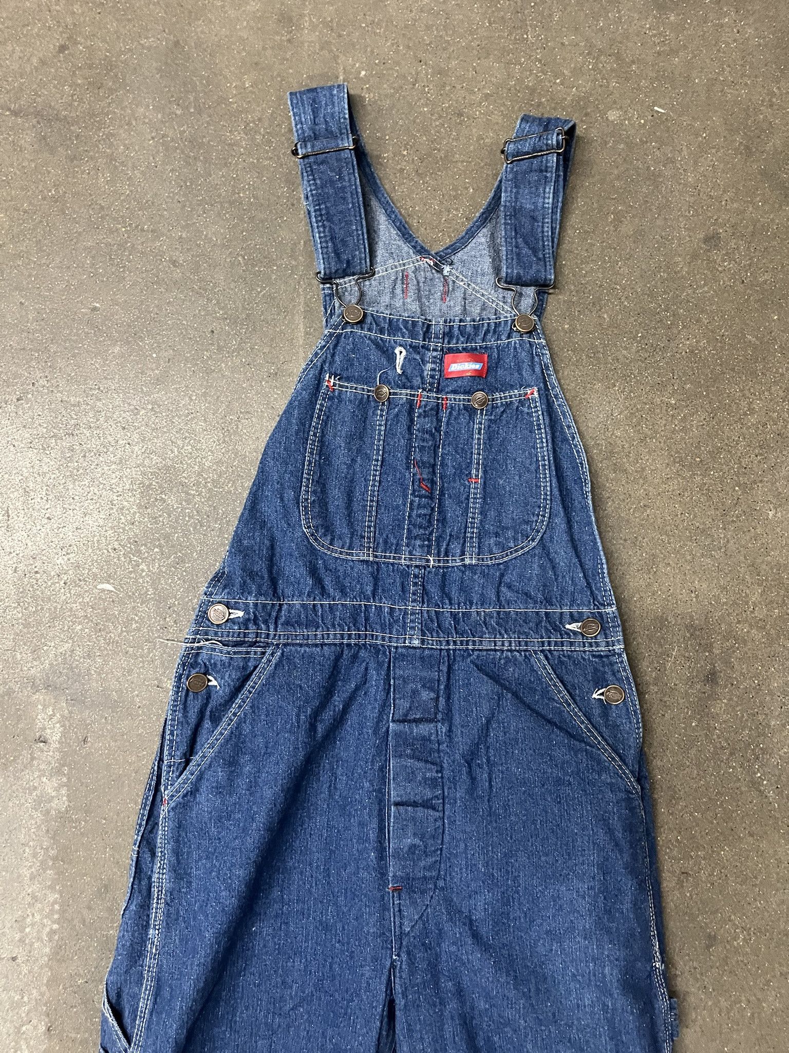 Carhartt × Vintage Vintage 2000s Dickies Dark Wash Denim Overalls Size 30 Size US 30 / EU 46 - 2 Thumbnail