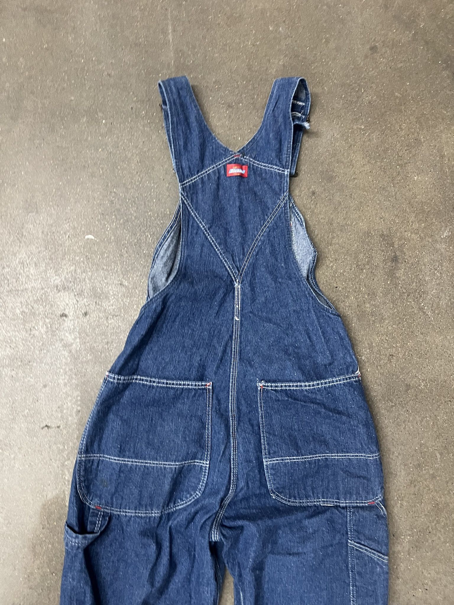 Carhartt × Vintage Vintage 2000s Dickies Dark Wash Denim Overalls Size 30 Size US 30 / EU 46 - 7 Thumbnail