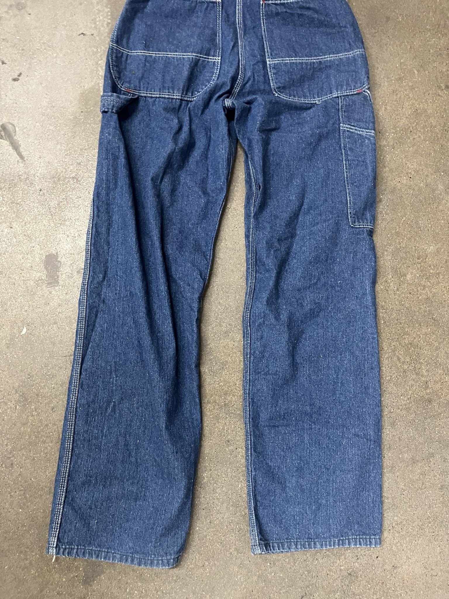 Carhartt × Vintage Vintage 2000s Dickies Dark Wash Denim Overalls Size 30 Size US 30 / EU 46 - 8 Thumbnail