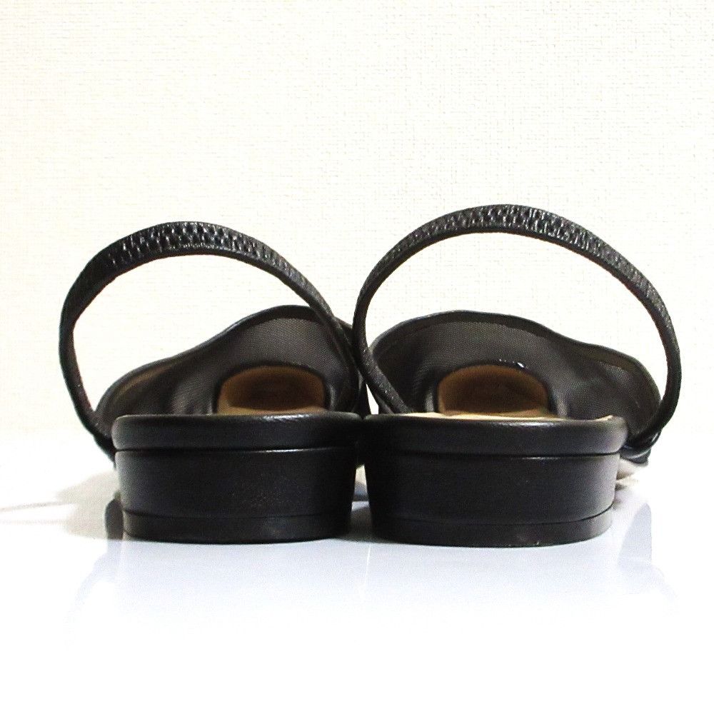 Other Other NEBULONI E. Mesh Pointed Toe Mule Sandals Leather Shoes DUTY FREE for USA Size ONE SIZE - 4 Thumbnail