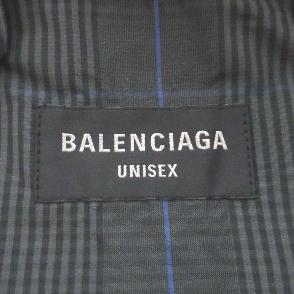 Balenciaga Balenciaga Balenciaga Wool Check Coat Textile Outerwear 720027 DUTY FREE for USA Size ONE SIZE - 9 Thumbnail