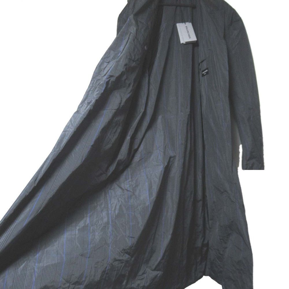 Balenciaga Balenciaga Balenciaga Wool Check Coat Textile Outerwear 720027 DUTY FREE for USA Size ONE SIZE - 4 Thumbnail