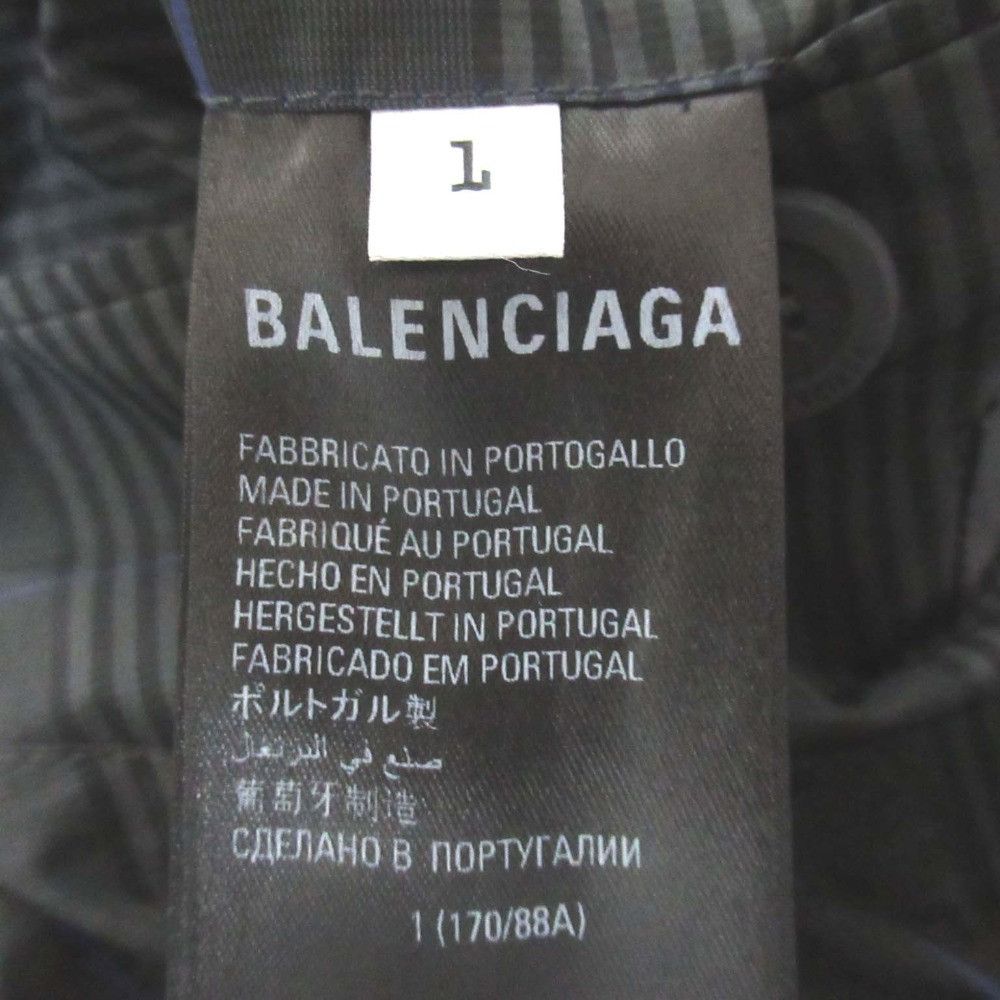 Balenciaga Balenciaga Balenciaga Wool Check Coat Textile Outerwear 720027 DUTY FREE for USA Size ONE SIZE - 6 Thumbnail