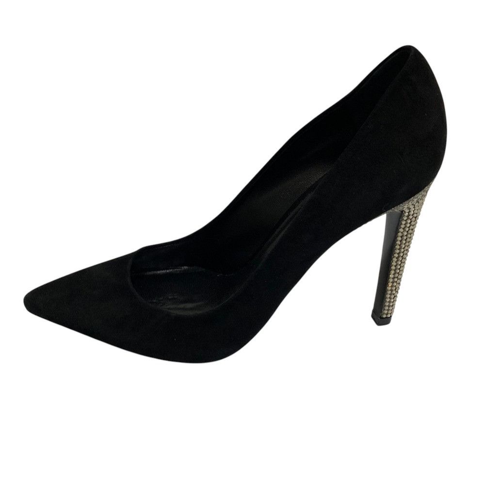 Max Mara Max Mara Max Mara Rhinestone Heel Pointed Toe Pumps Leather Shoes DUTY FREE for USA Size ONE SIZE - 3 Thumbnail
